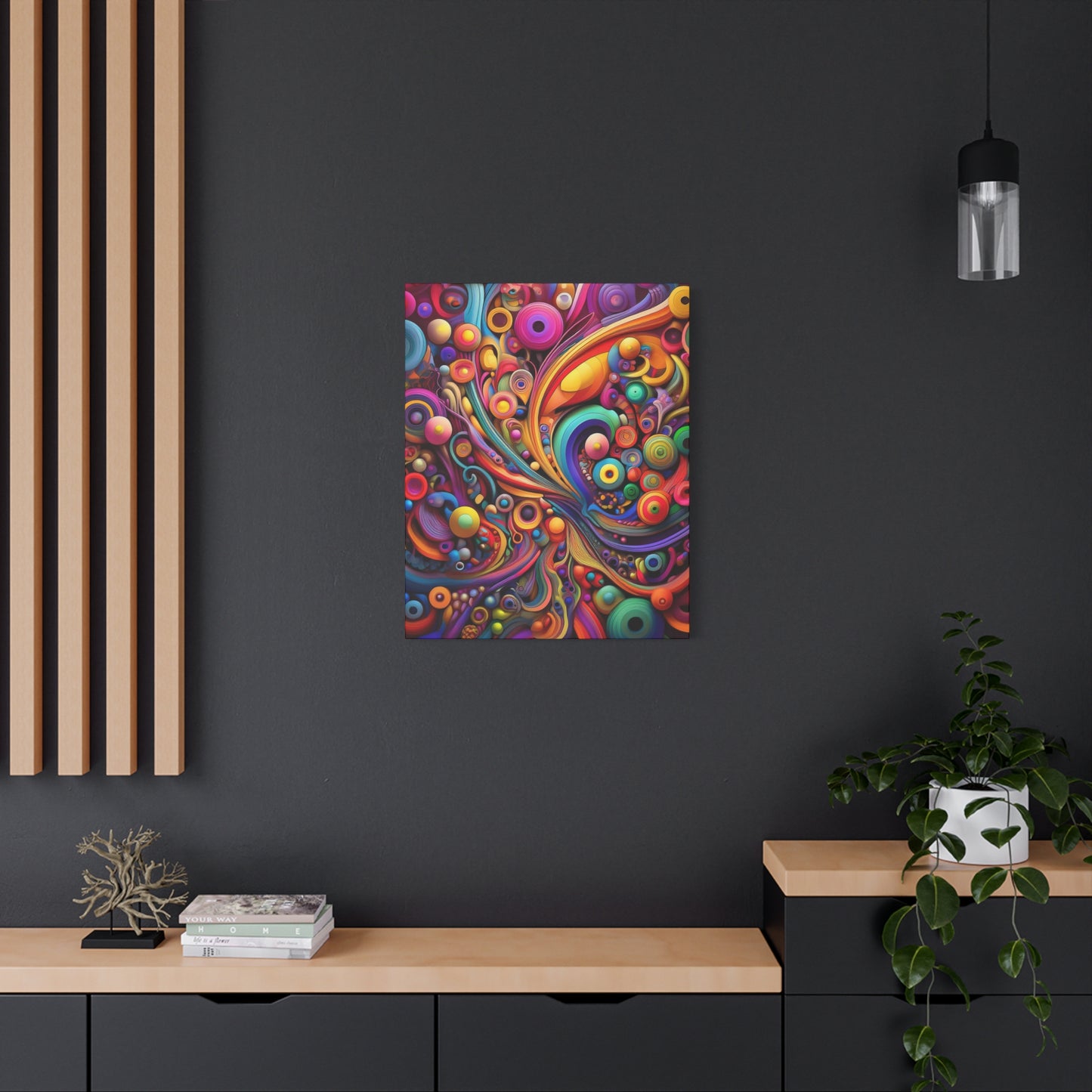 Psychedelic Dream Canvas Wall Art - Colorful Home Decor