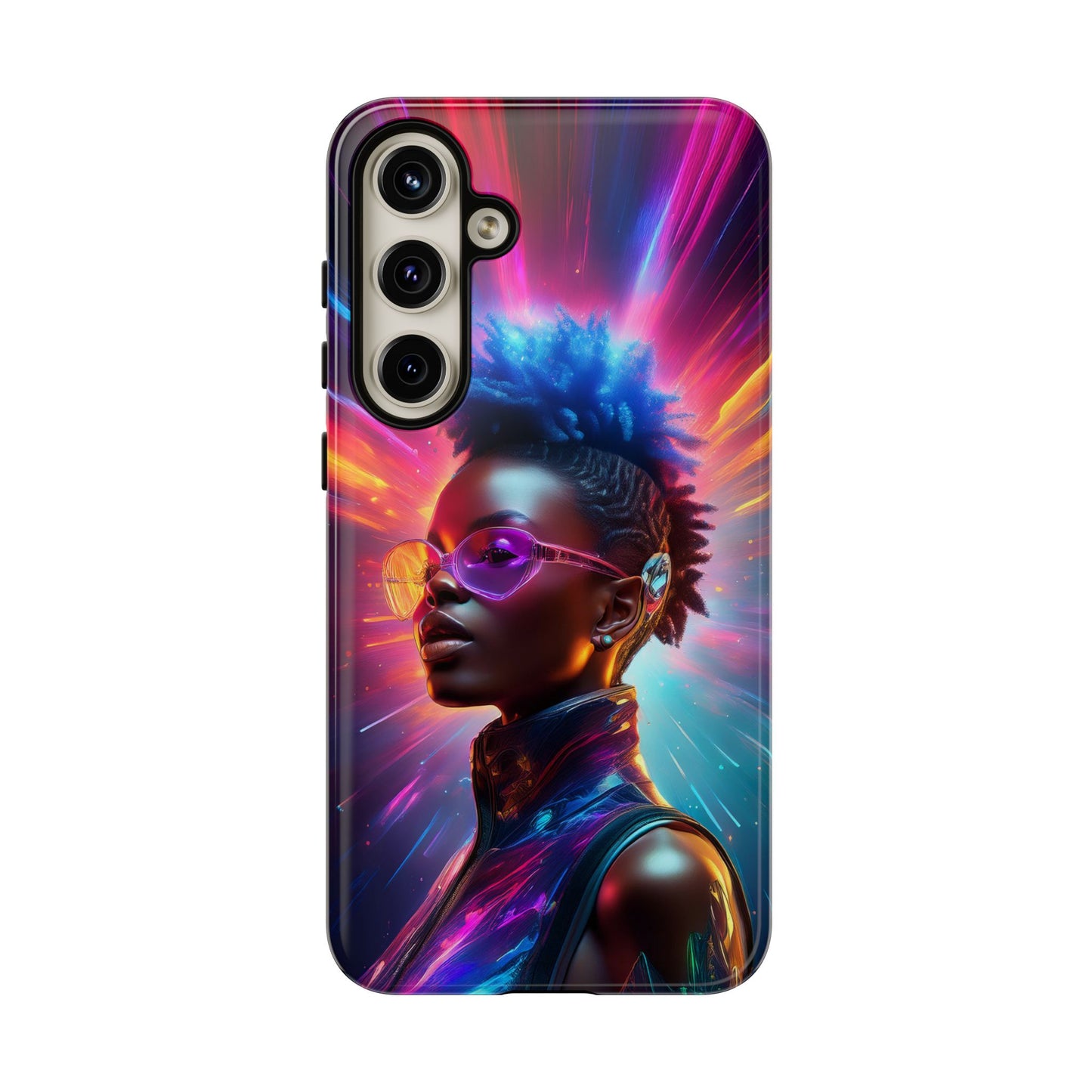 Futuristic Cyberpunk Female Cell Phone Case 026