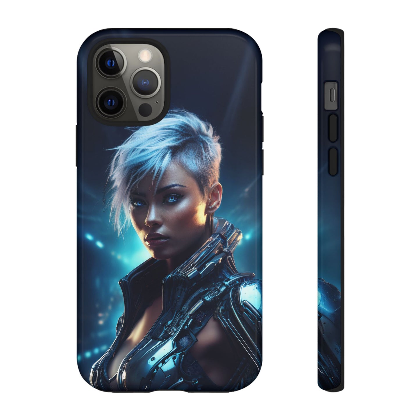 Futuristic Cyberpunk Female Cell Phone Case 027