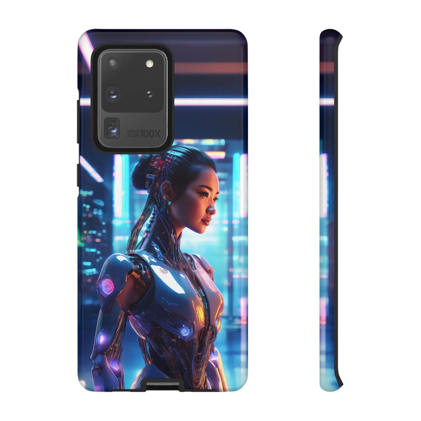 Futuristic Human Android Hybrid Cell Phone Case 013