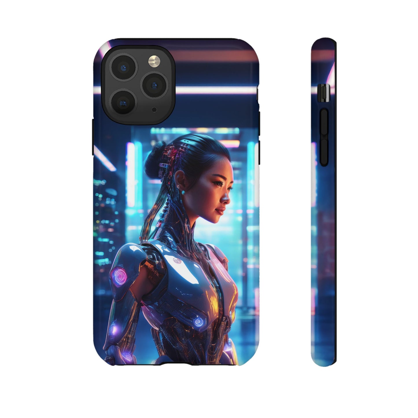 Futuristic Human Android Hybrid Cell Phone Case 013