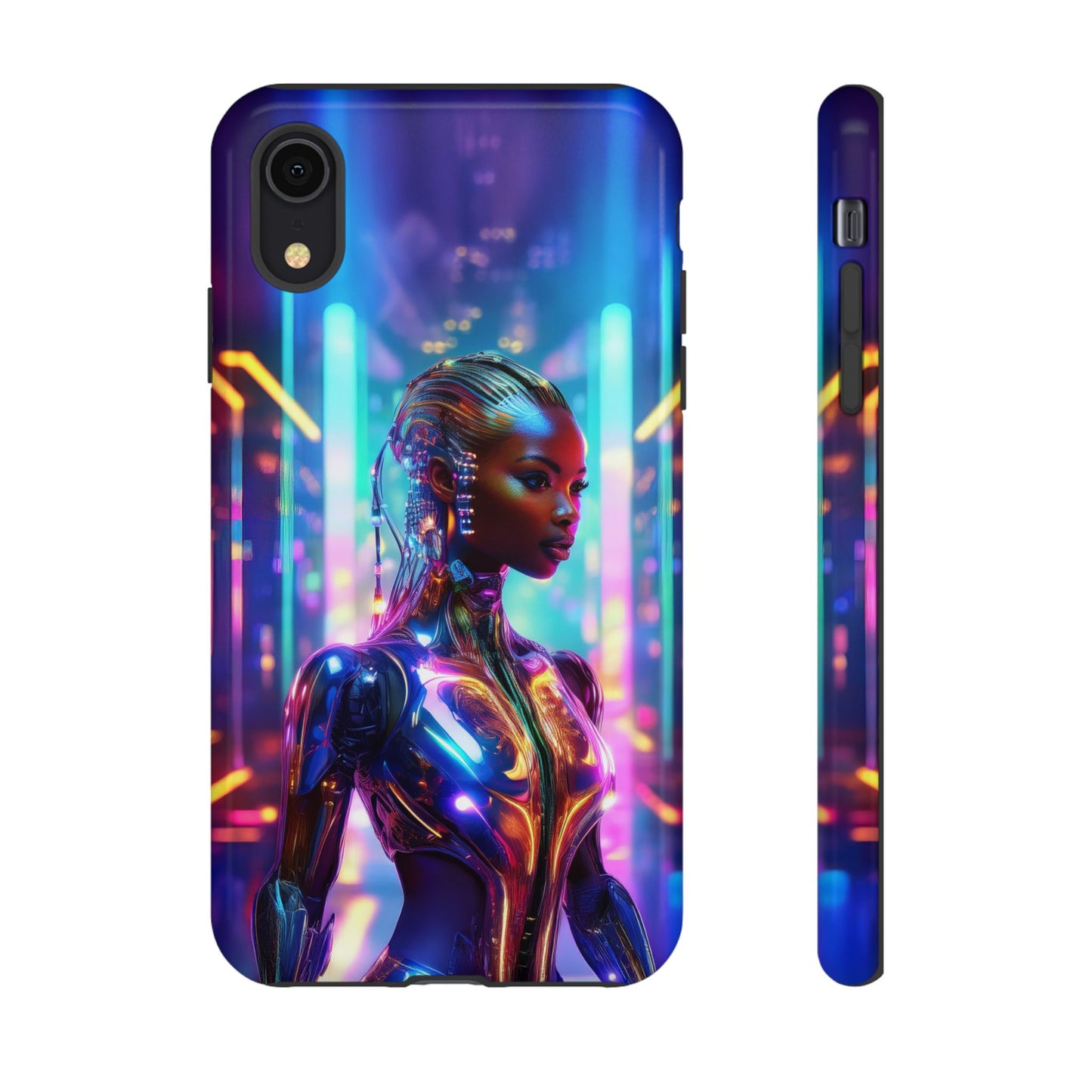 Futuristic Human Android Hybrid Cell Phone Case 018