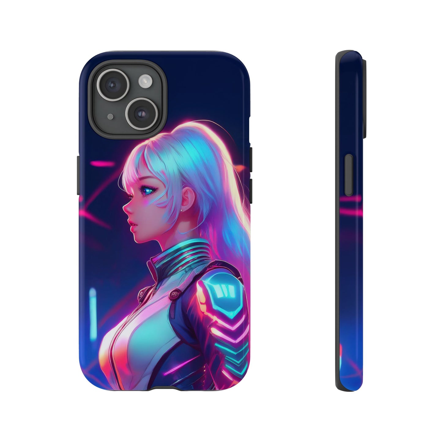 Futuristic Cyberpunk Female Cell Phone Case 009