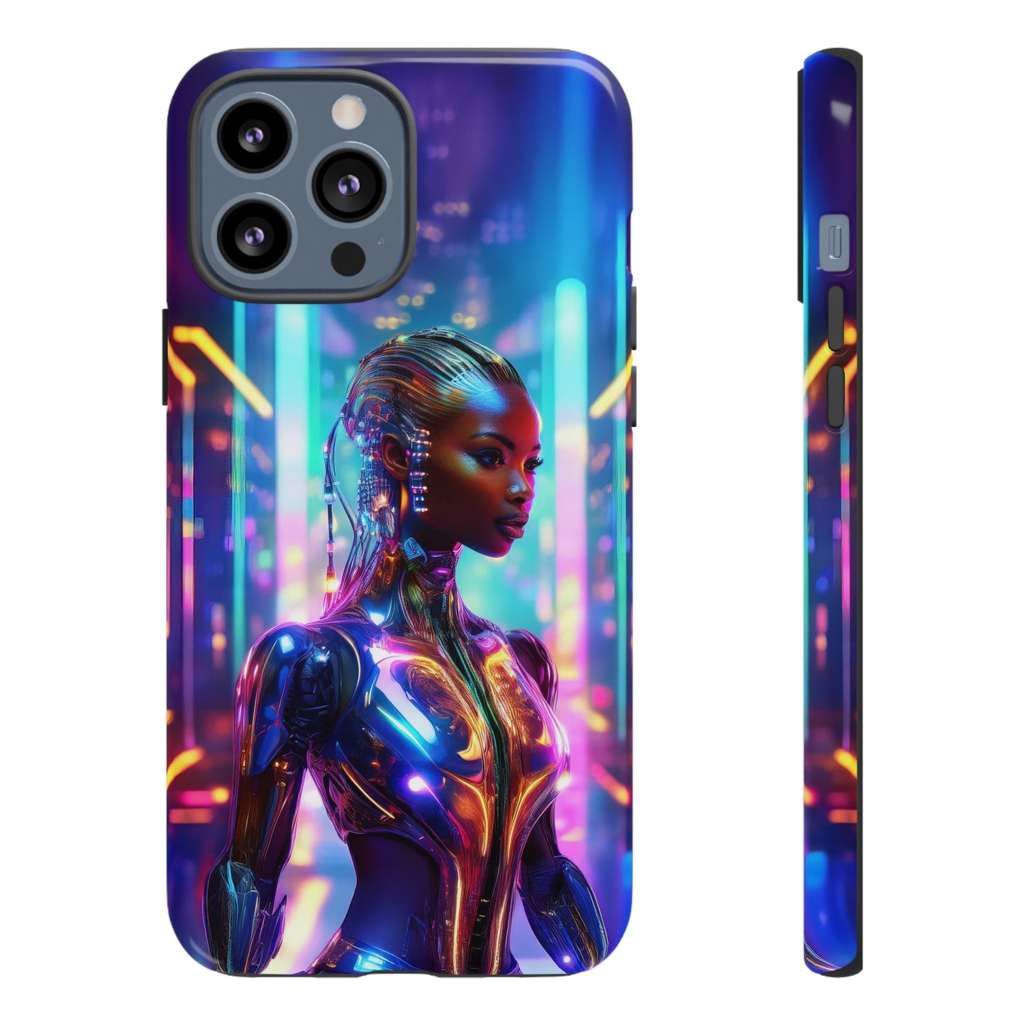 Futuristic Human Android Hybrid Cell Phone Case 018