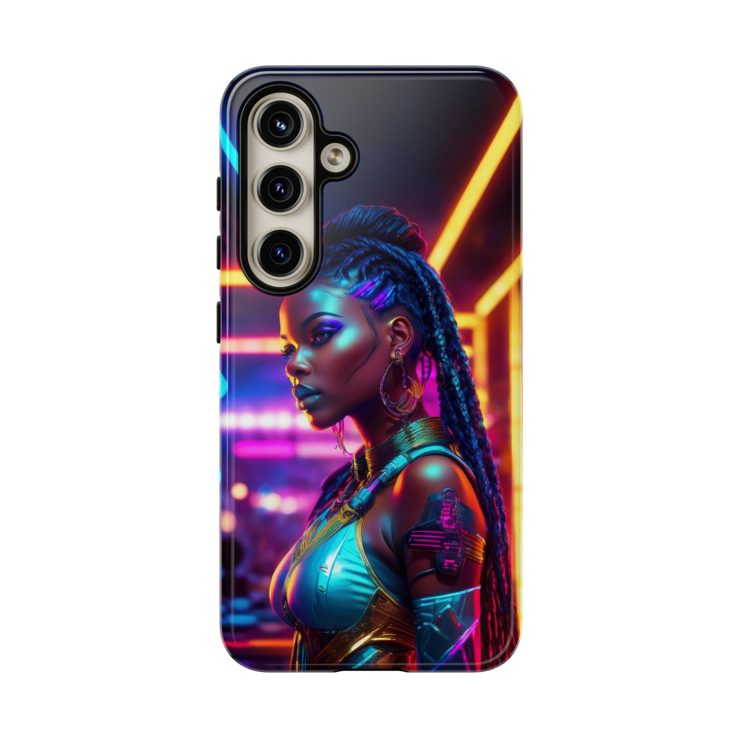 Futuristic Cyberpunk Female Cell Phone Case 006