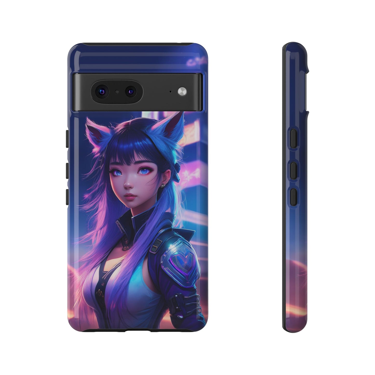 Futuristic Cyberpunk Female Cell Phone Case 010