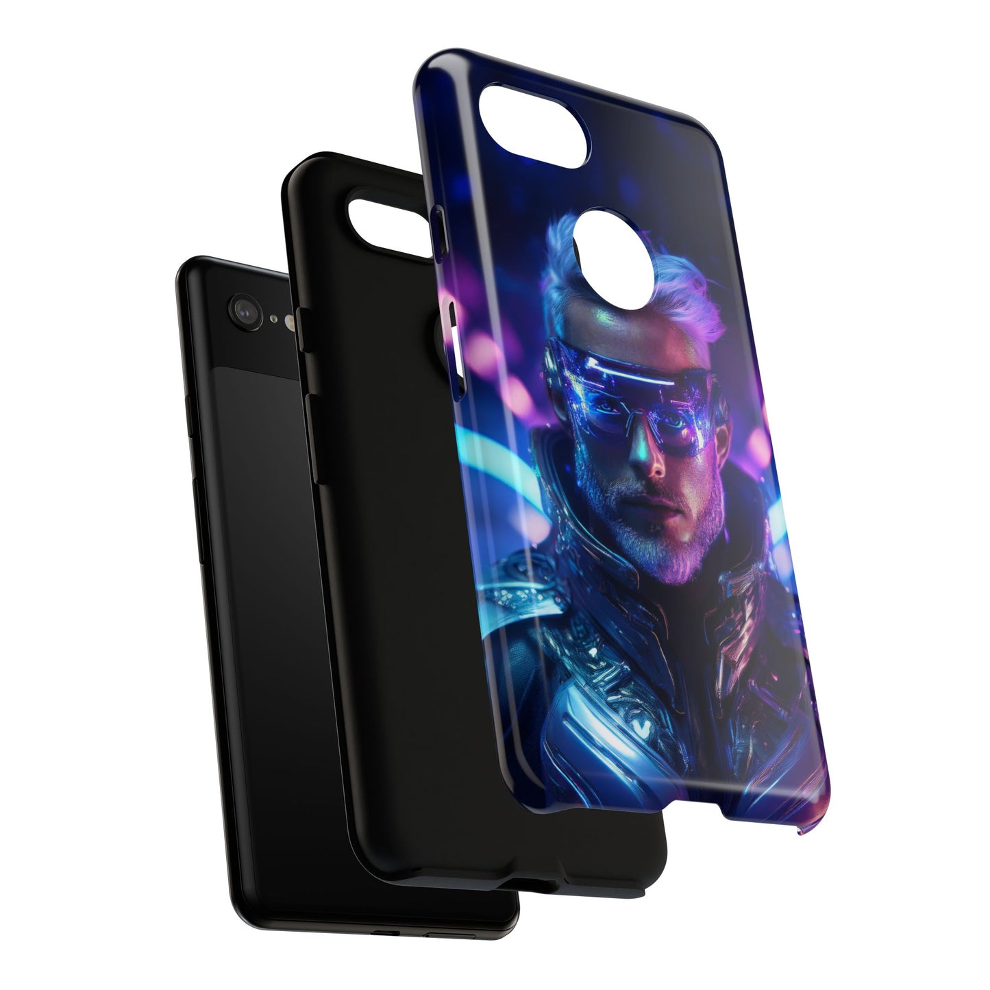 Futuristic Cyberpunk Male Cell Phone Case 020