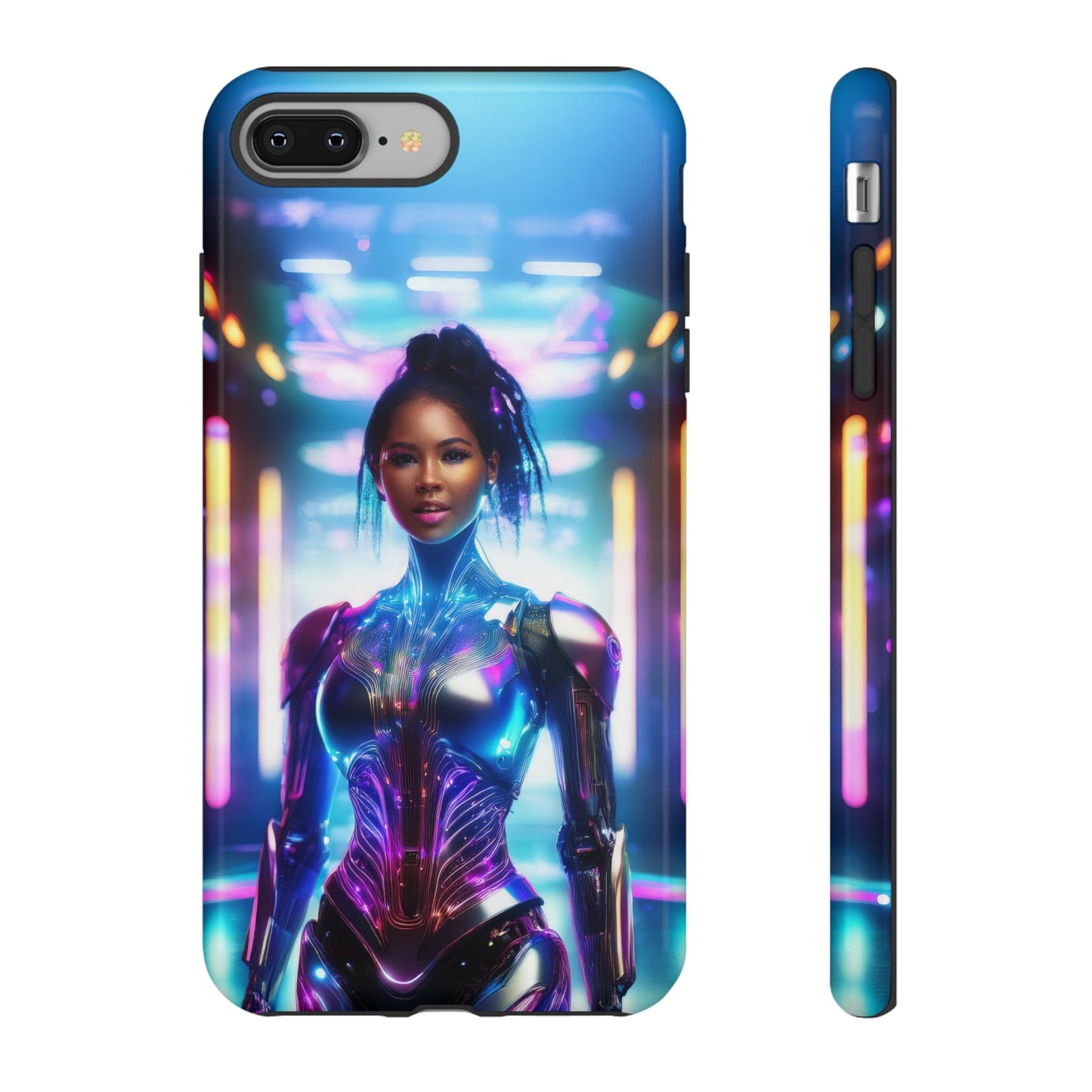 Futuristic Human Android Hybrid Cell Phone Case 009