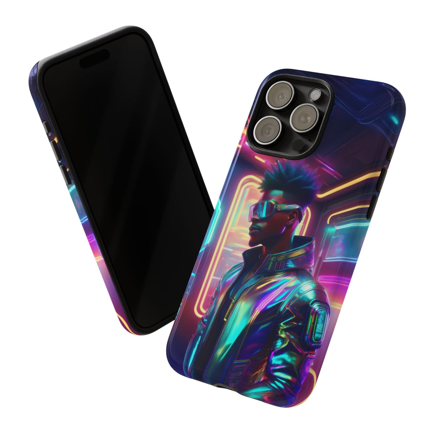 Futuristic Cyberpunk Male Cell Phone Case 004