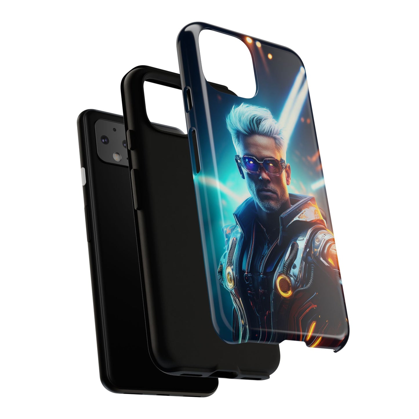 Futuristic Cyberpunk Male Cell Phone Case 013