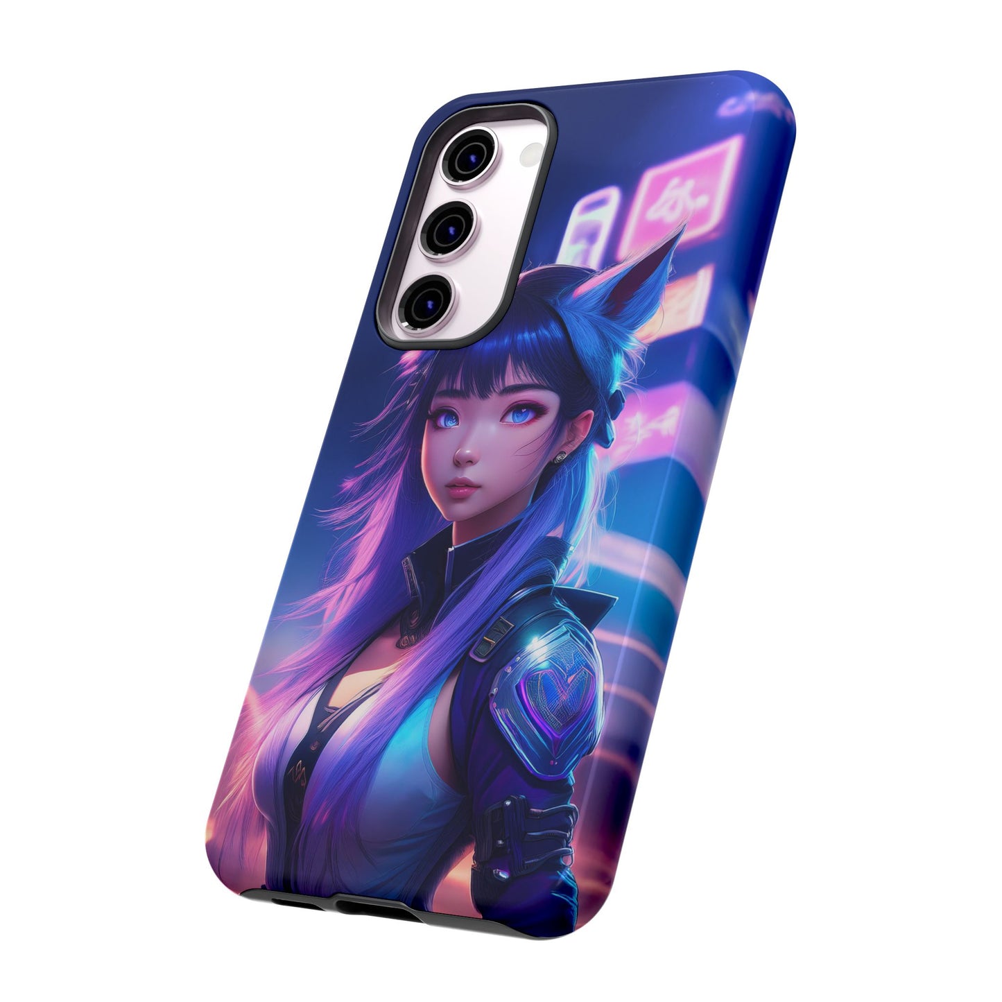 Futuristic Cyberpunk Female Cell Phone Case 010