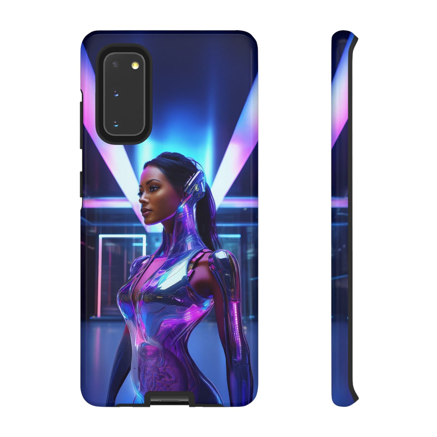 Futuristic Human Android Hybrid Cell Phone Case 017