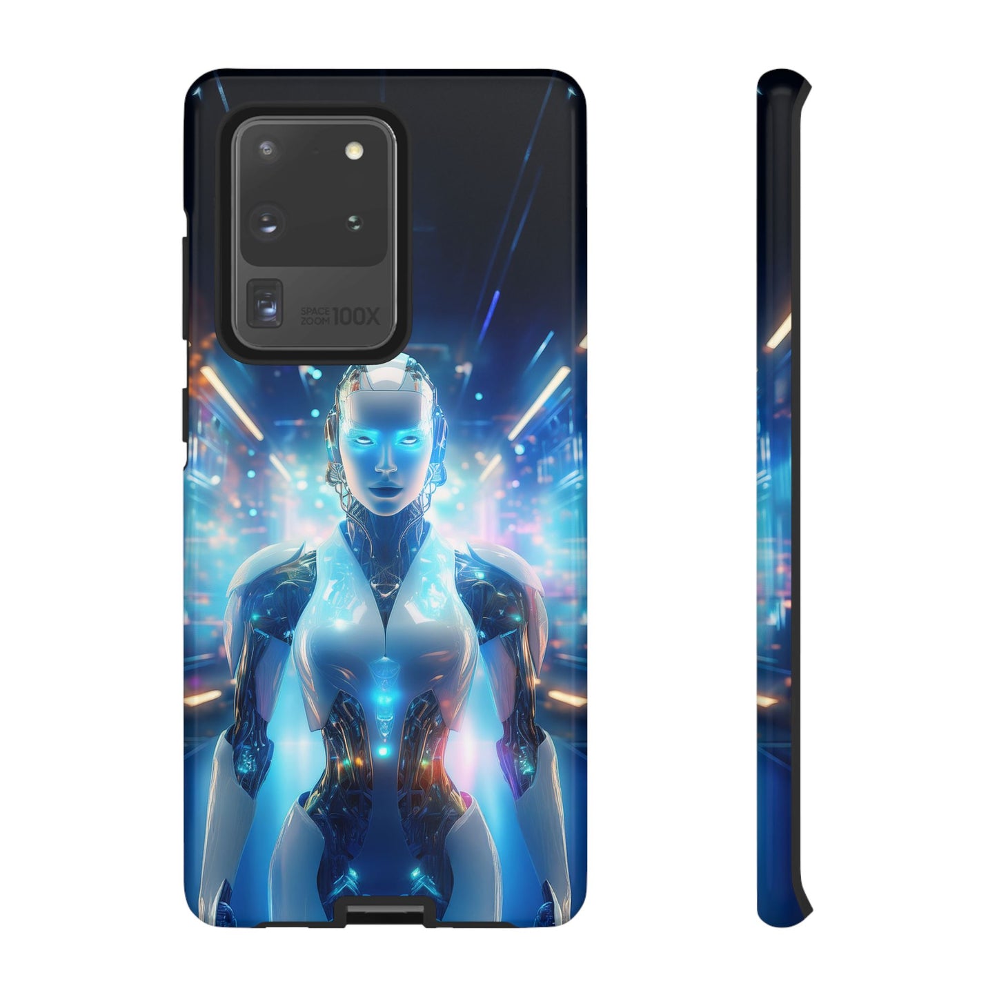 Futuristic Human Android Hybrid Cell Phone Case 012