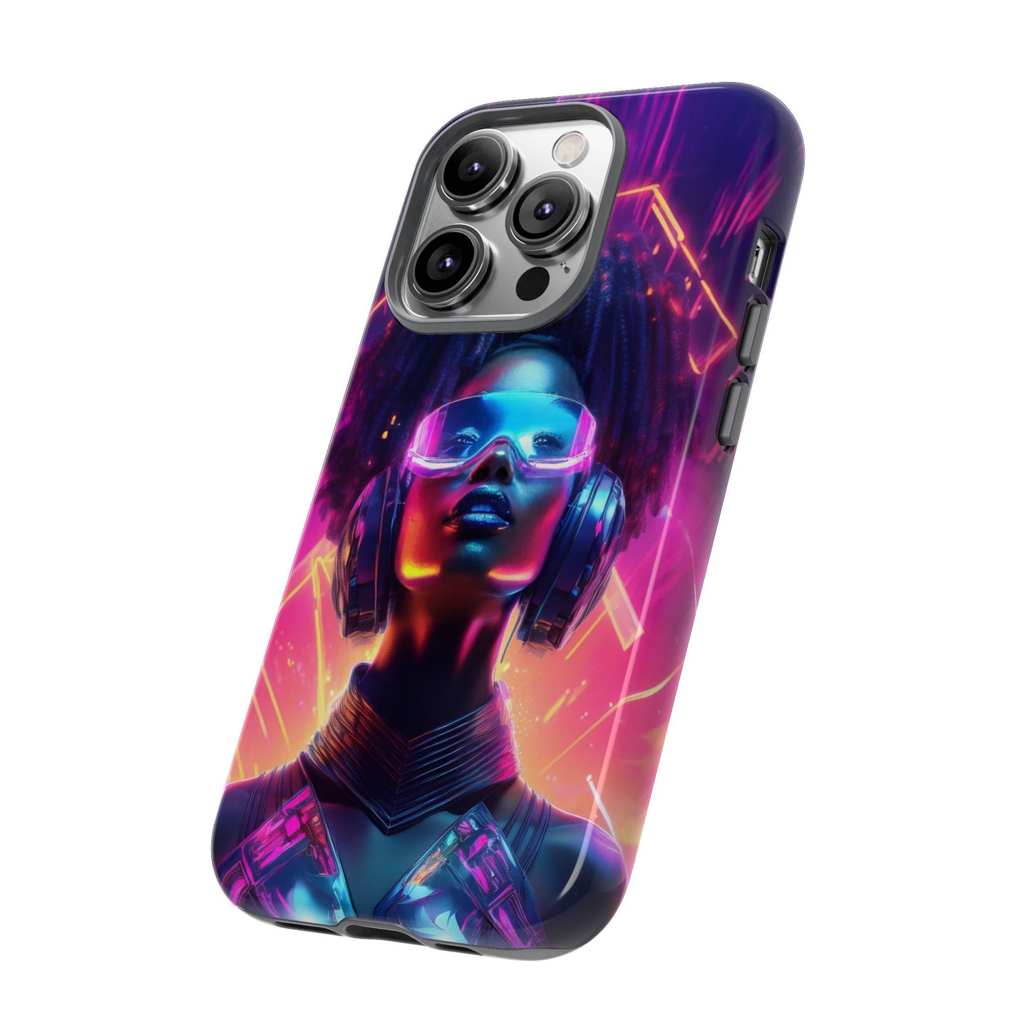 Futuristic Cyberpunk Female Cell Phone Case 030