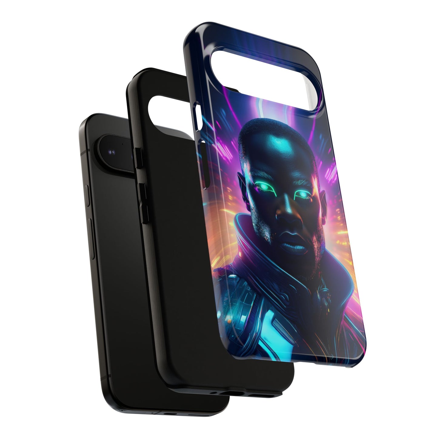 Futuristic Cyberpunk Male Cell Phone Case 022