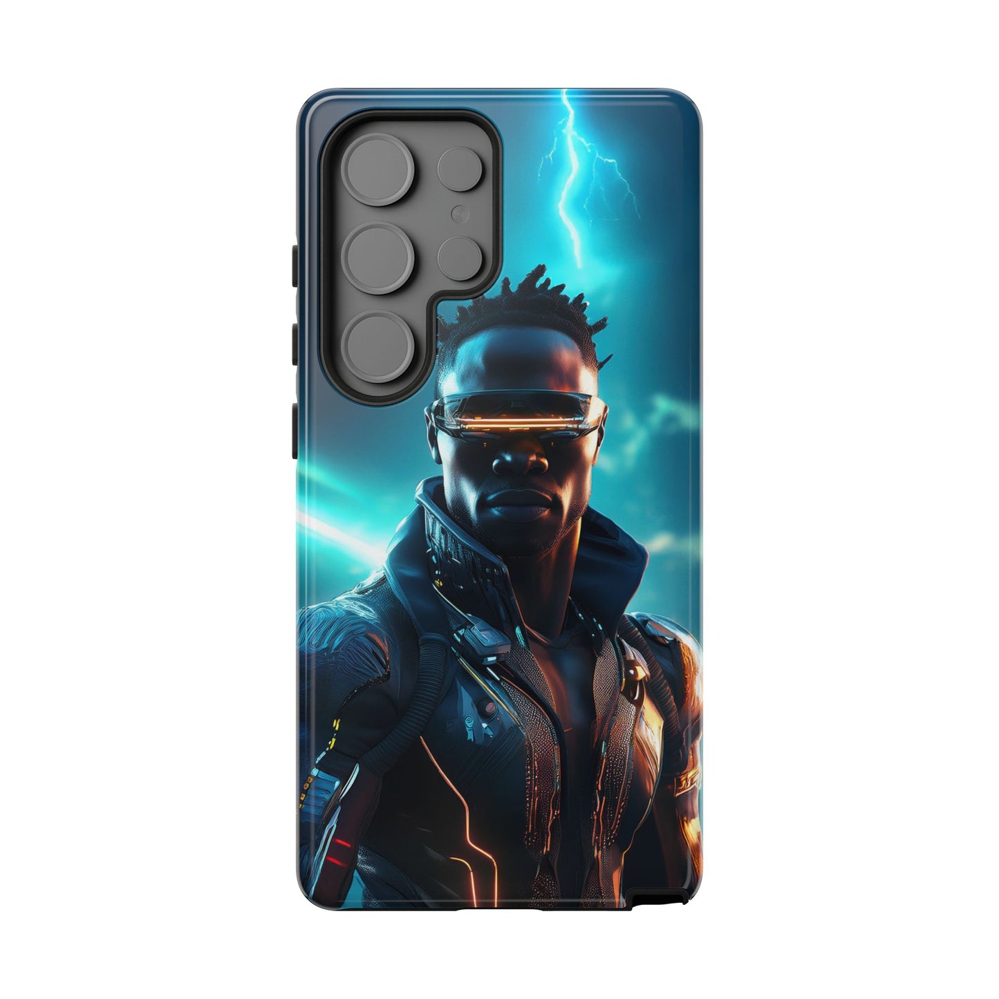 Futuristic Cyberpunk Male Cell Phone Case 014