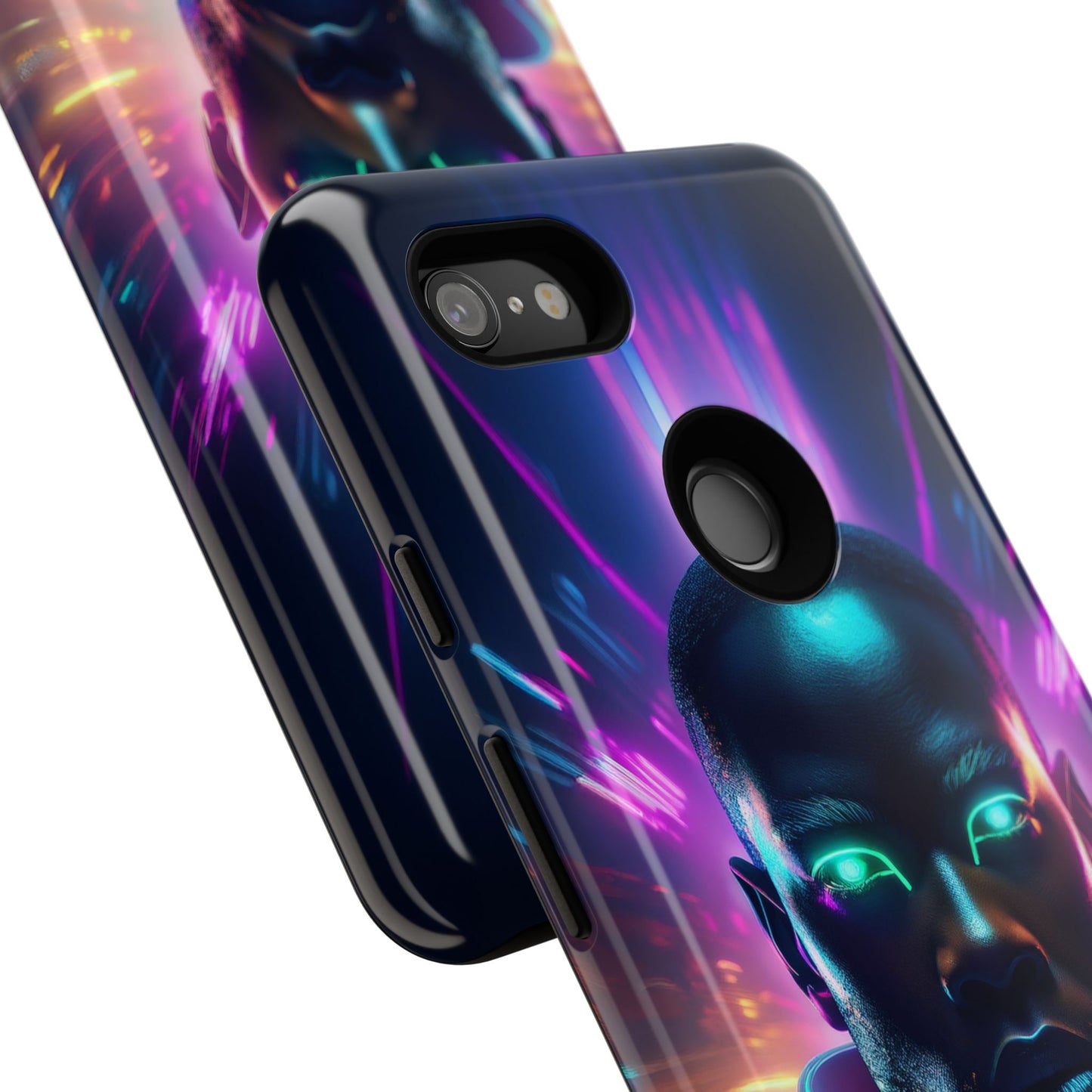 Futuristic Cyberpunk Male Cell Phone Case 022