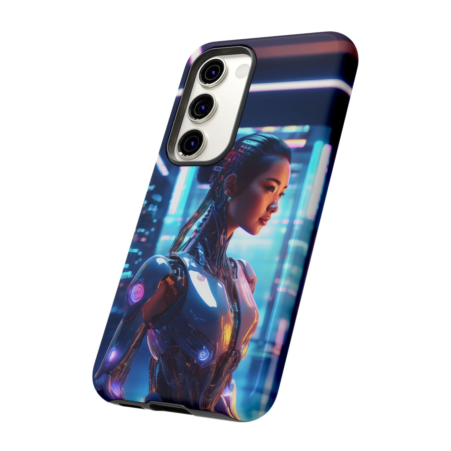 Futuristic Human Android Hybrid Cell Phone Case 013