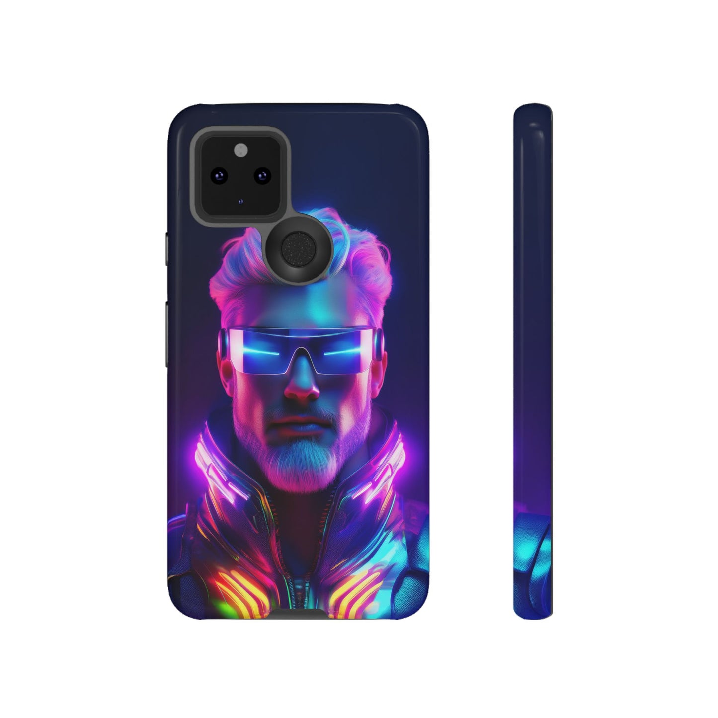 Futuristic Cyberpunk Male Cell Phone Case 026