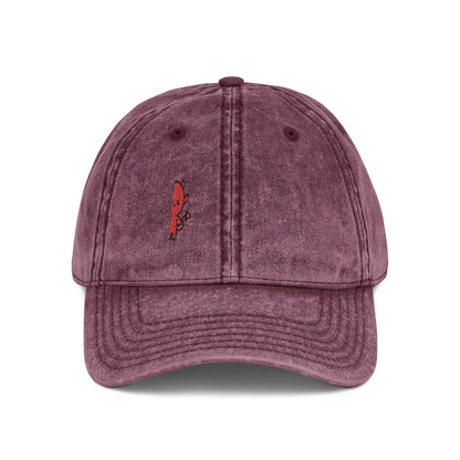 Lil Devil Vintage Hat – Cute Embroidered Devil Hat for Sassy Mischief Makers