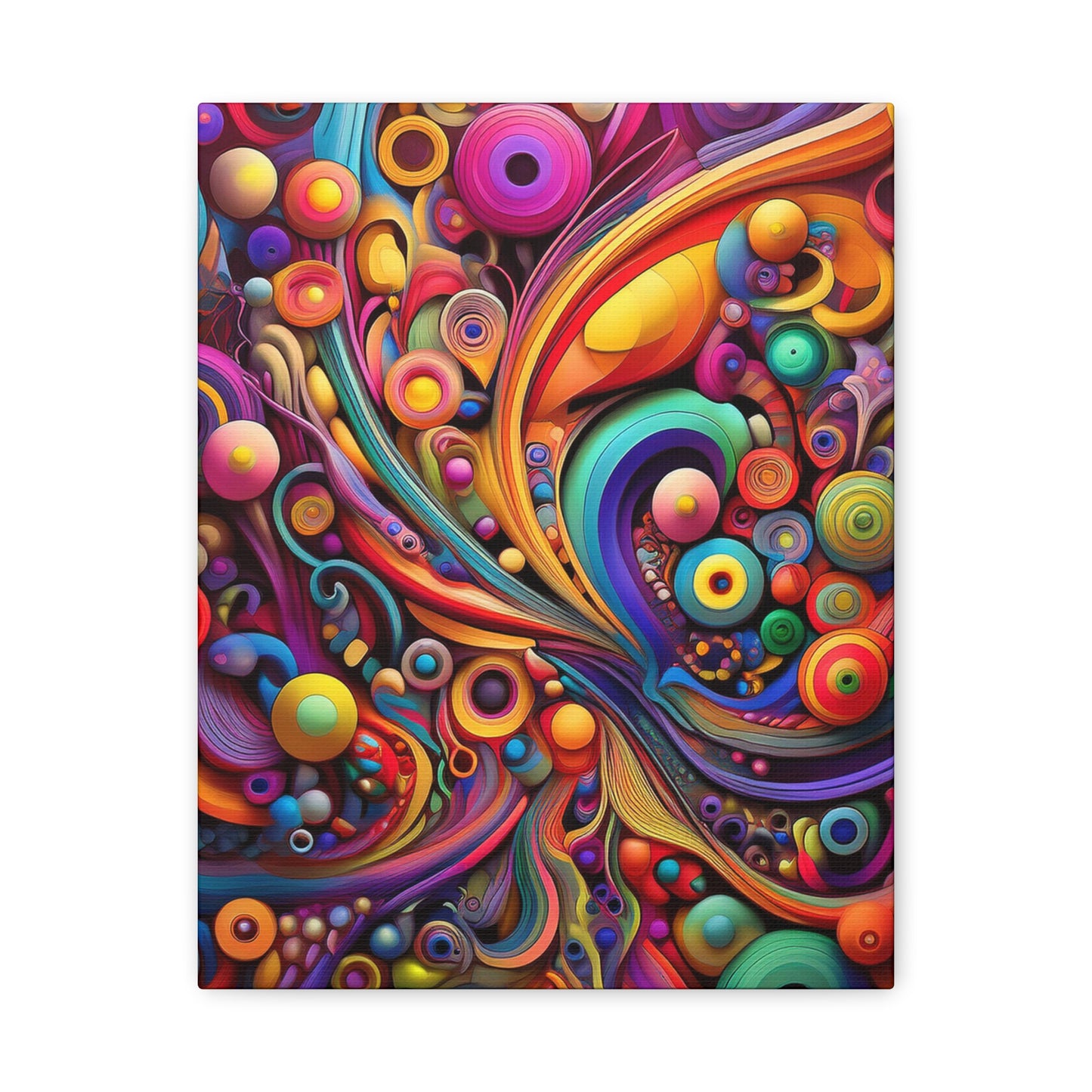 Psychedelic Dream Canvas Wall Art - Colorful Home Decor