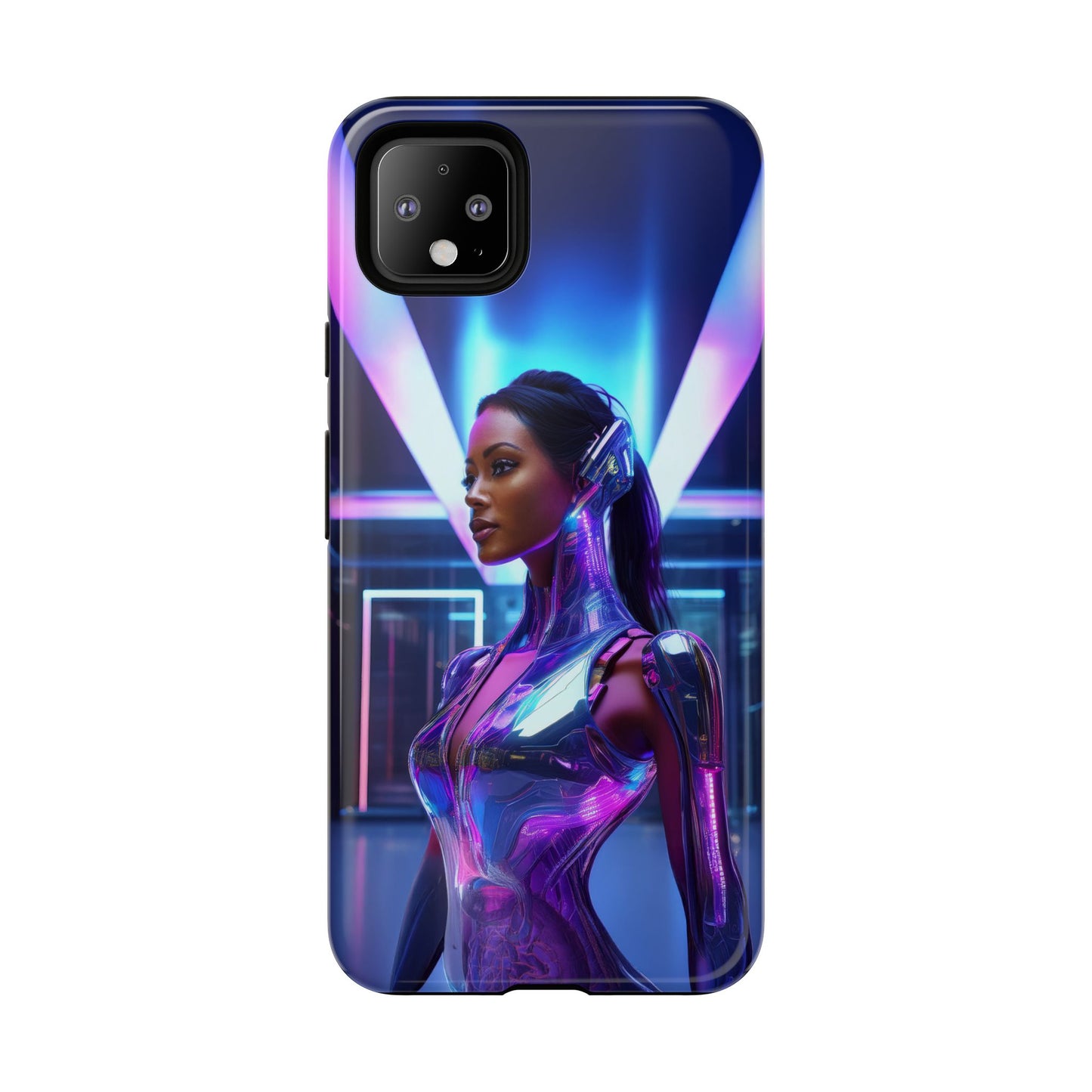 Futuristic Human Android Hybrid Cell Phone Case 017