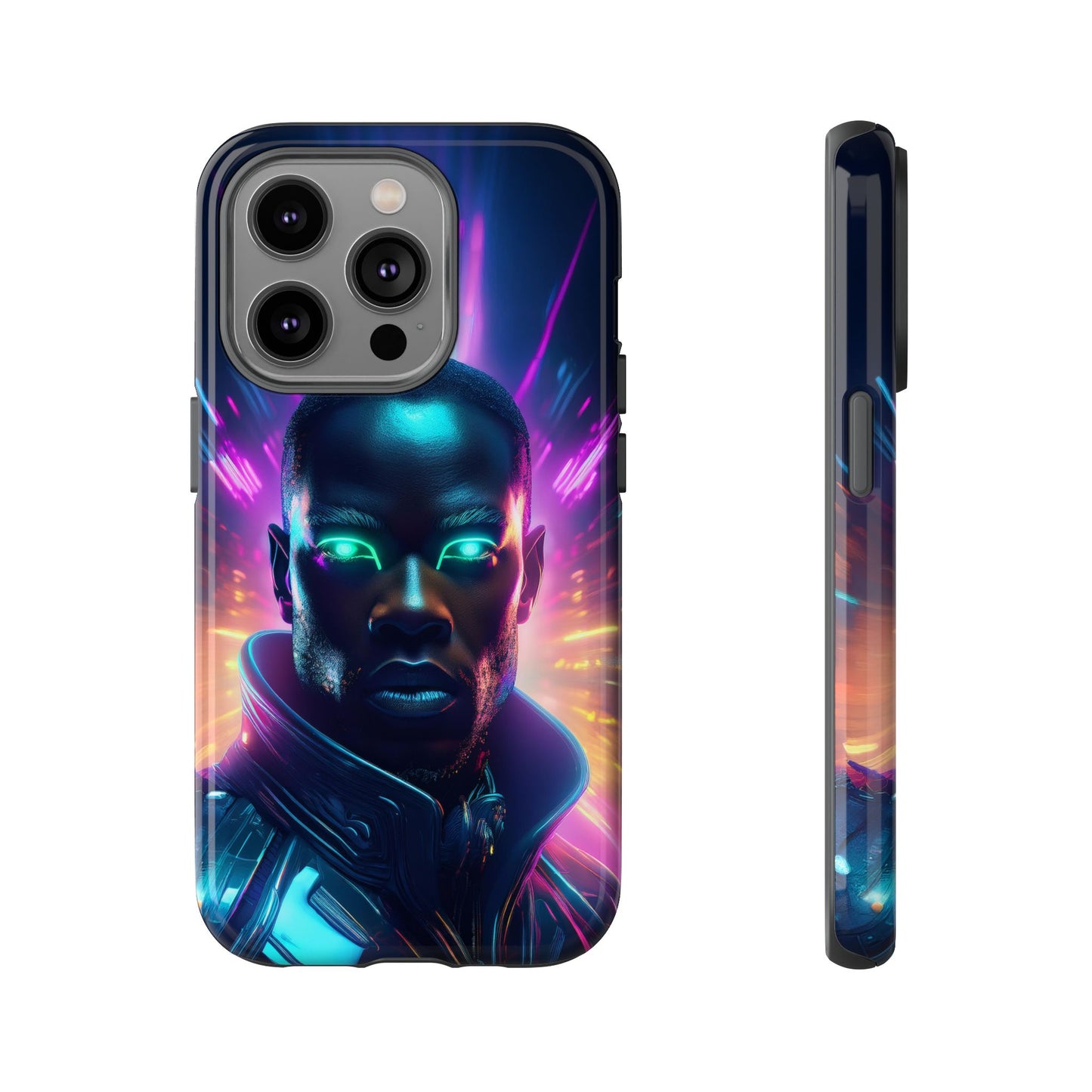 Futuristic Cyberpunk Male Cell Phone Case 022