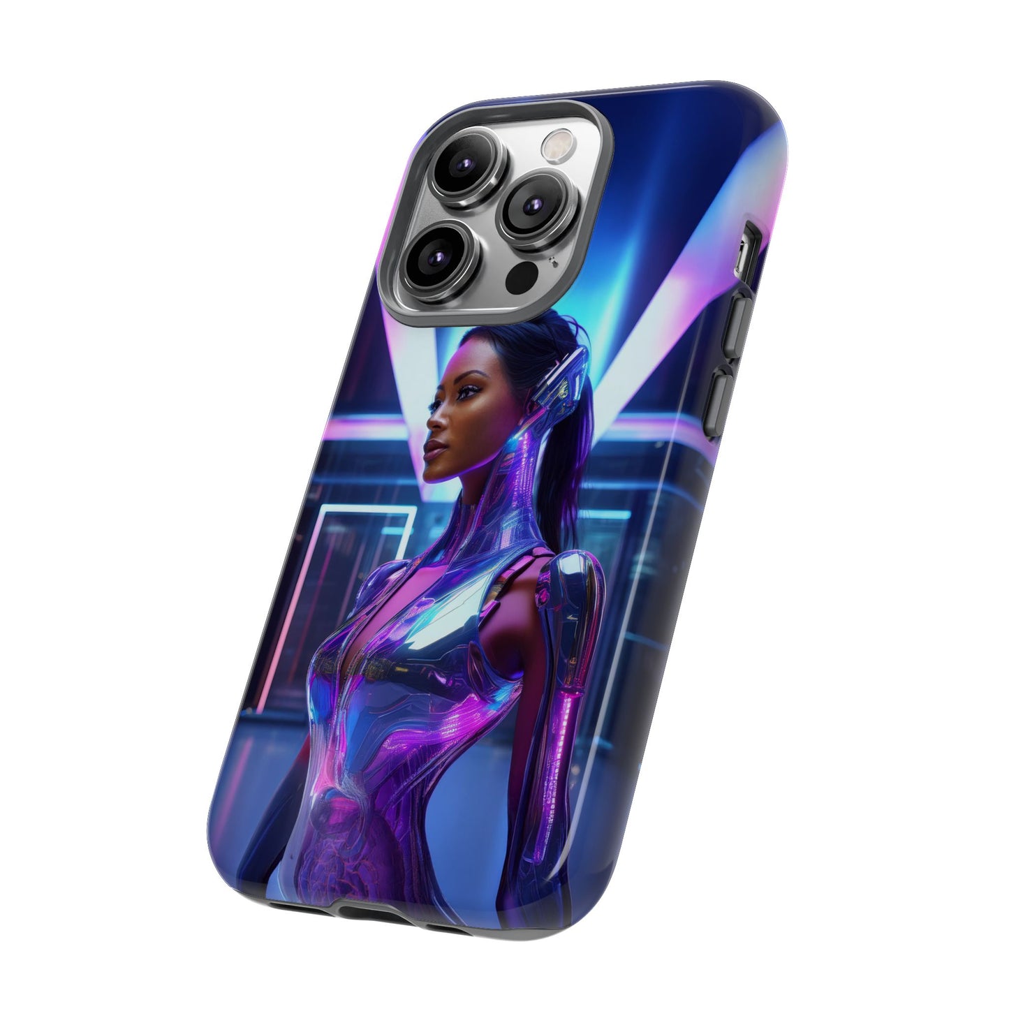 Futuristic Human Android Hybrid Cell Phone Case 017