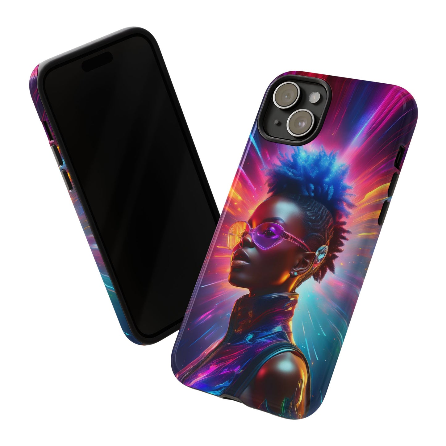 Futuristic Cyberpunk Female Cell Phone Case 026