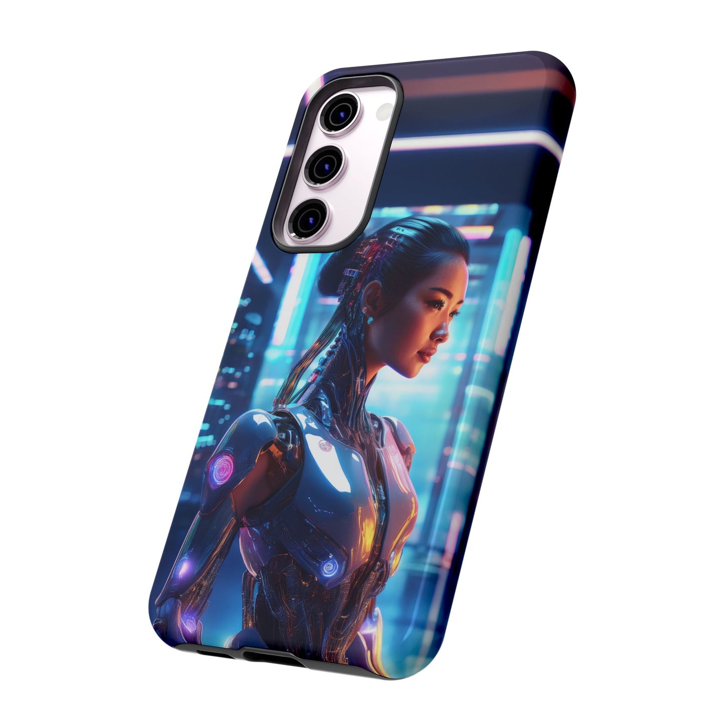 Futuristic Human Android Hybrid Cell Phone Case 013