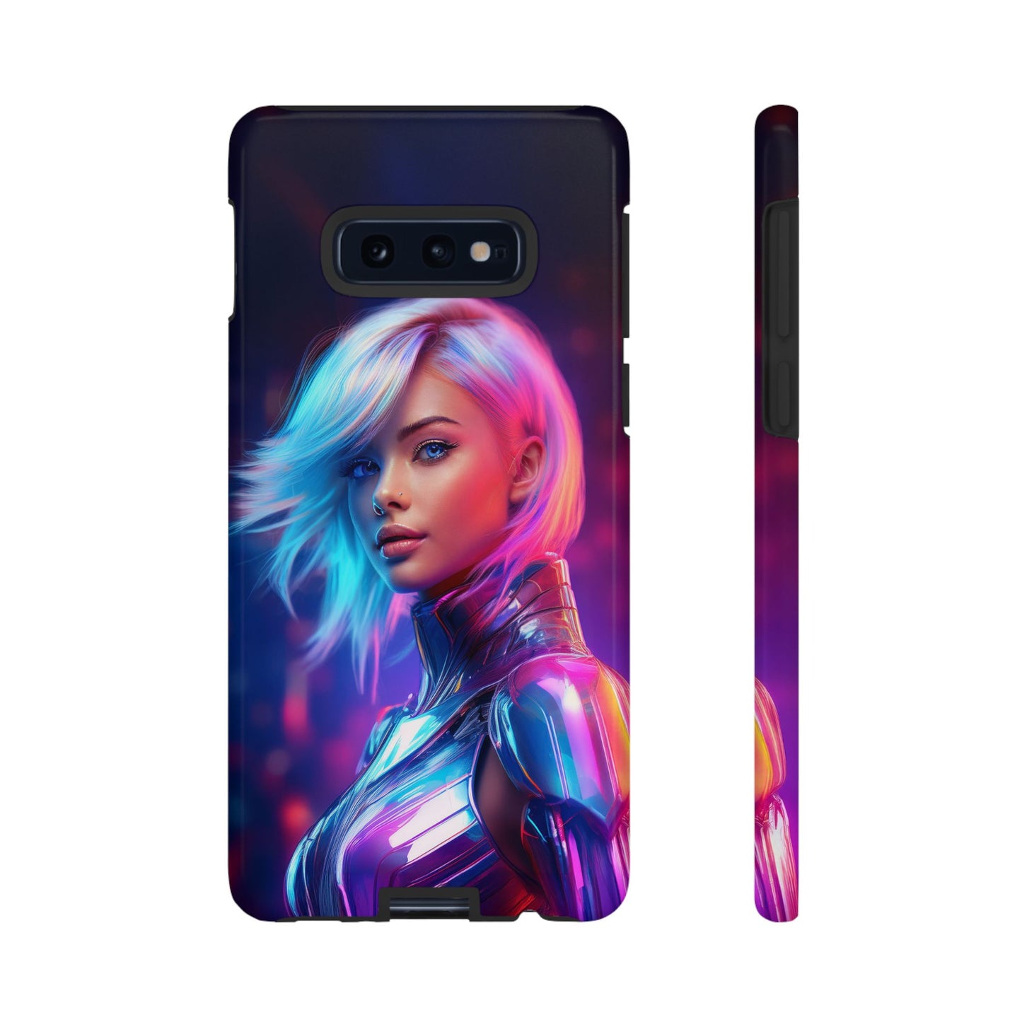 Futuristic Cyberpunk Female Cell Phone Case 028