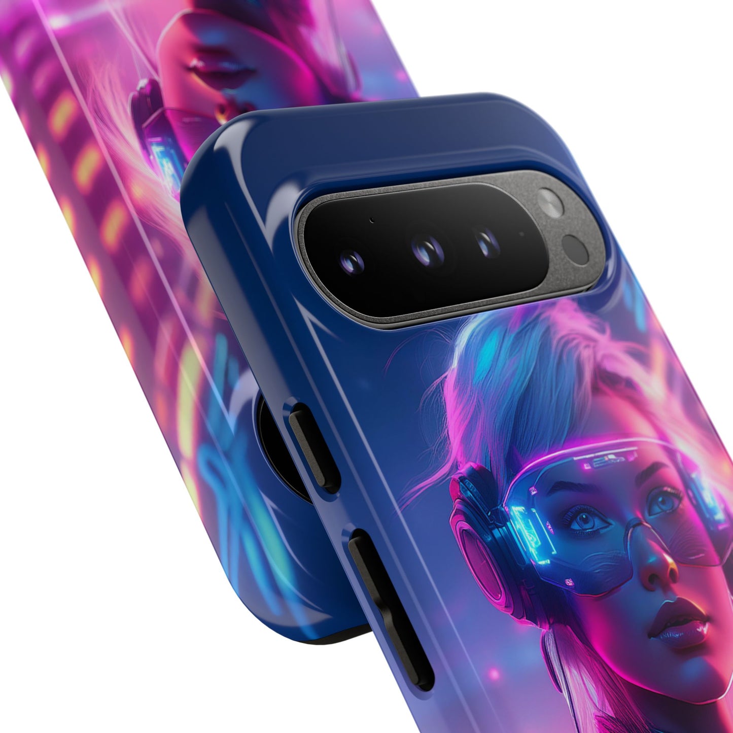 Futuristic Cyberpunk Female Cell Phone Case 029