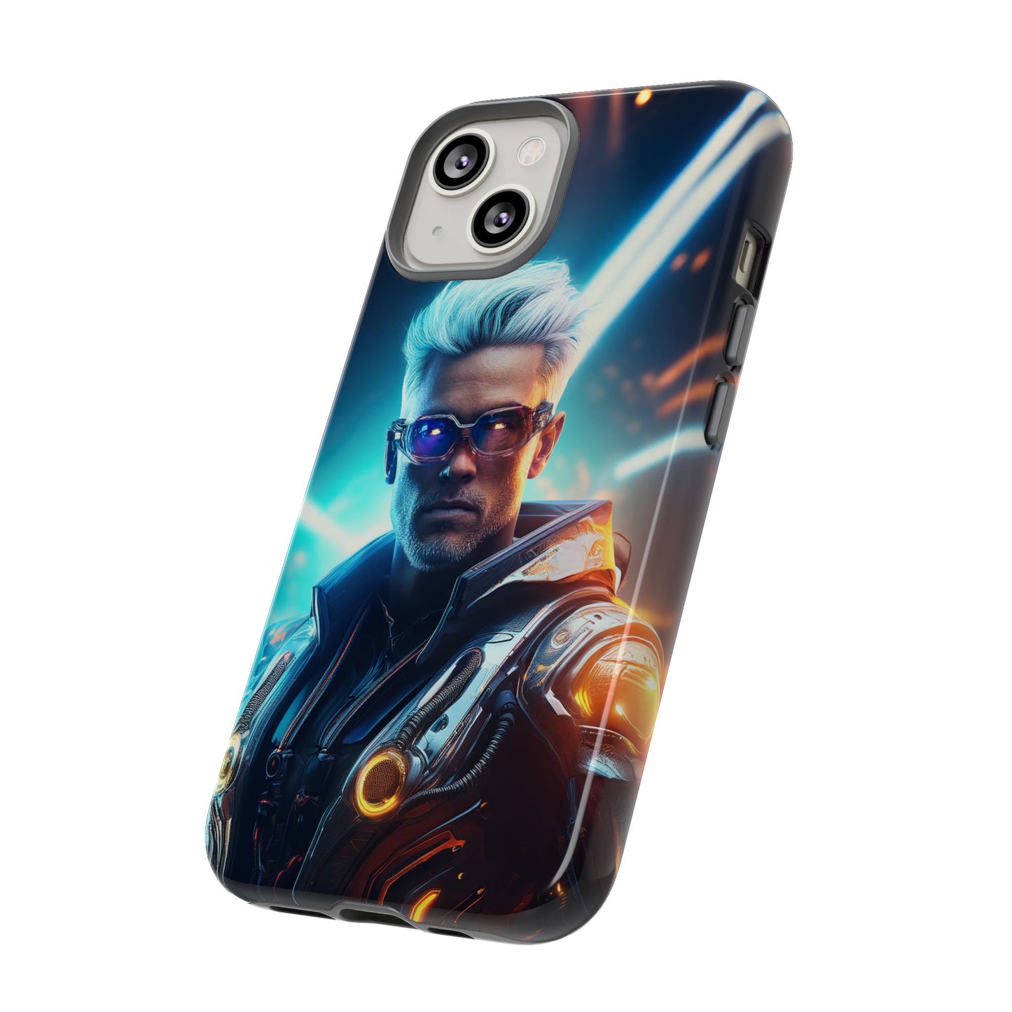 Futuristic Cyberpunk Male Cell Phone Case 013