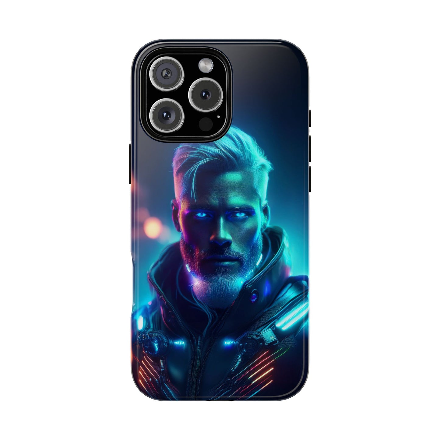 Futuristic Cyberpunk Male Cell Phone Case 023