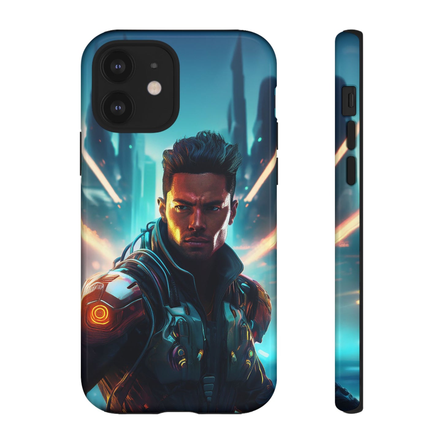 Futuristic Cyberpunk Male Cell Phone Case 015