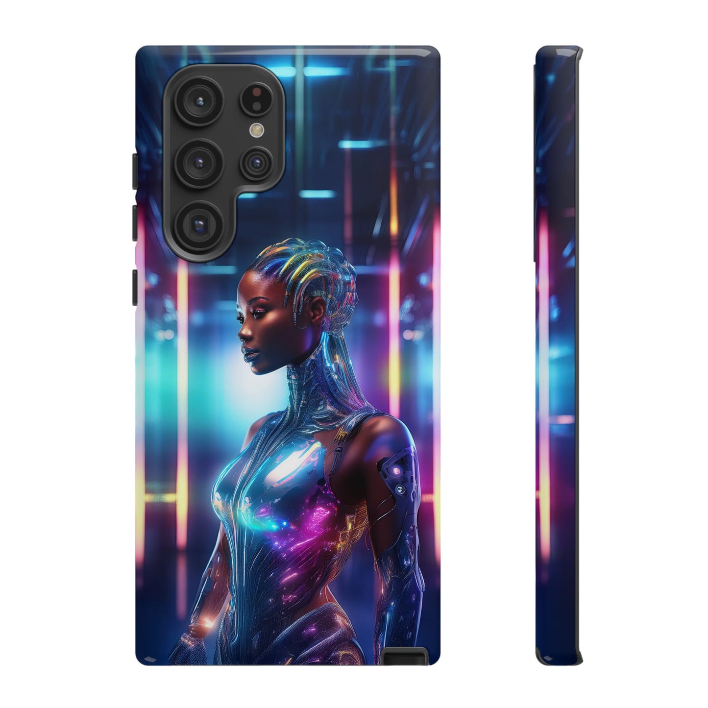 Futuristic Human Android Hybrid Cell Phone Case 014