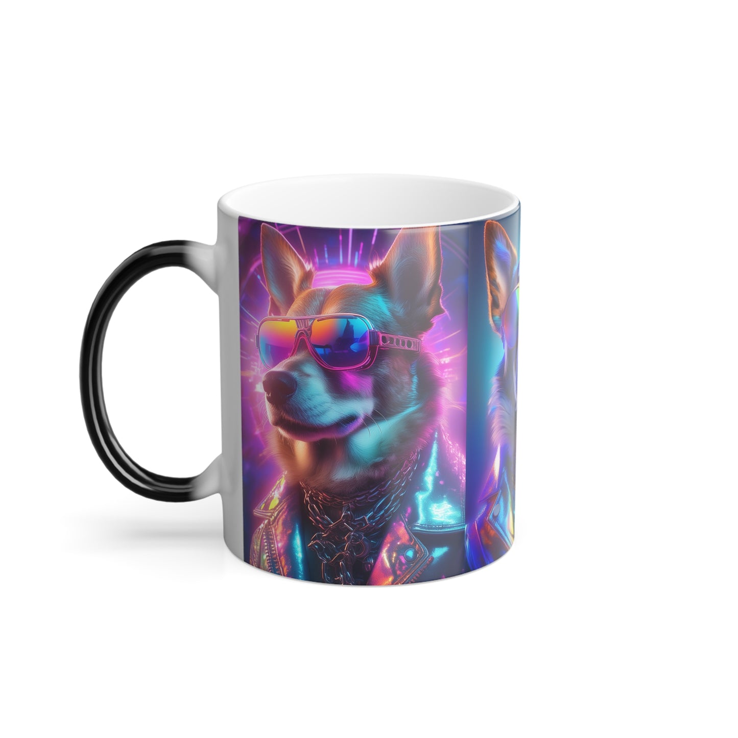 Cool Dogs Color Morphing Mug, 11oz