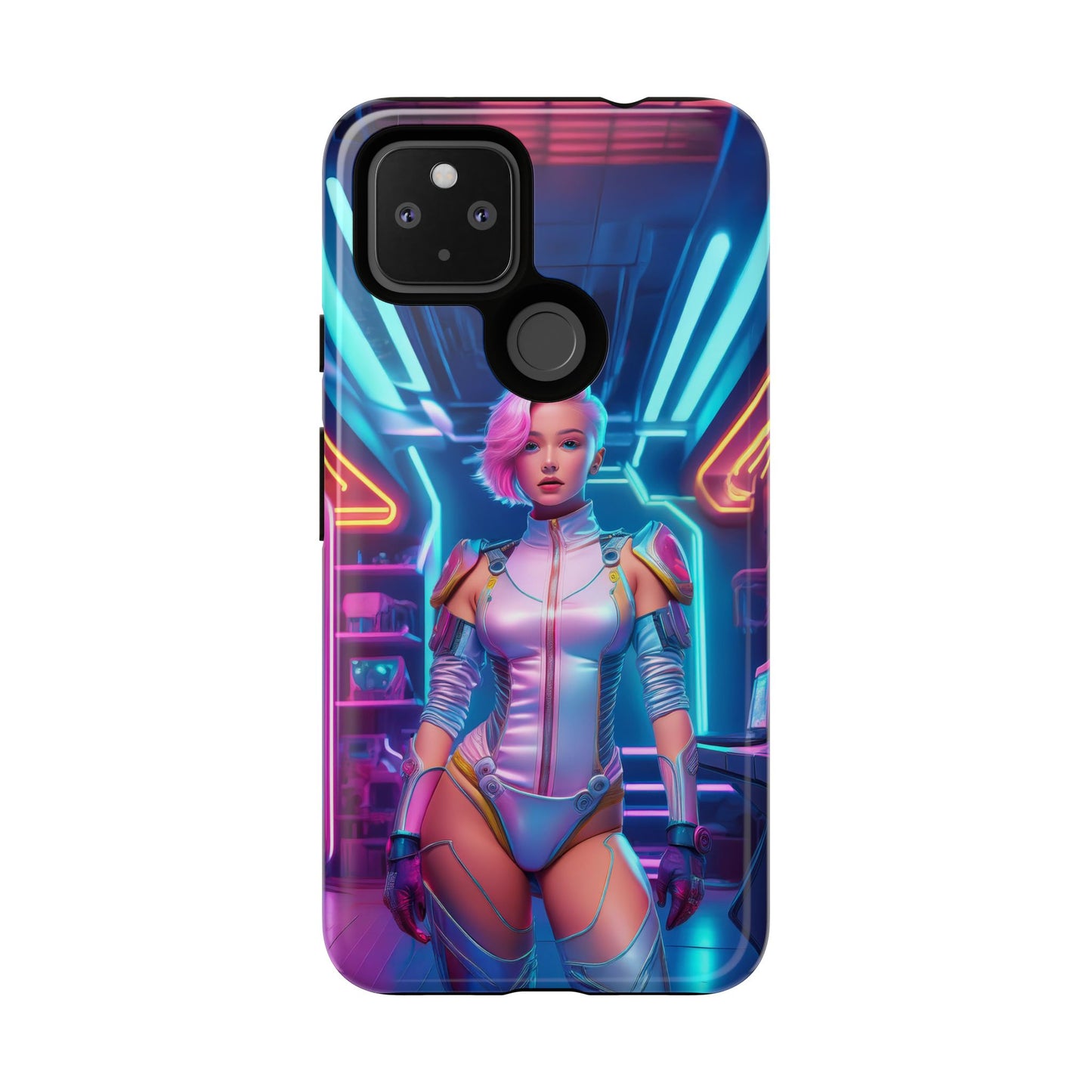 Futuristic Cyberpunk Female Cell Phone Case 002