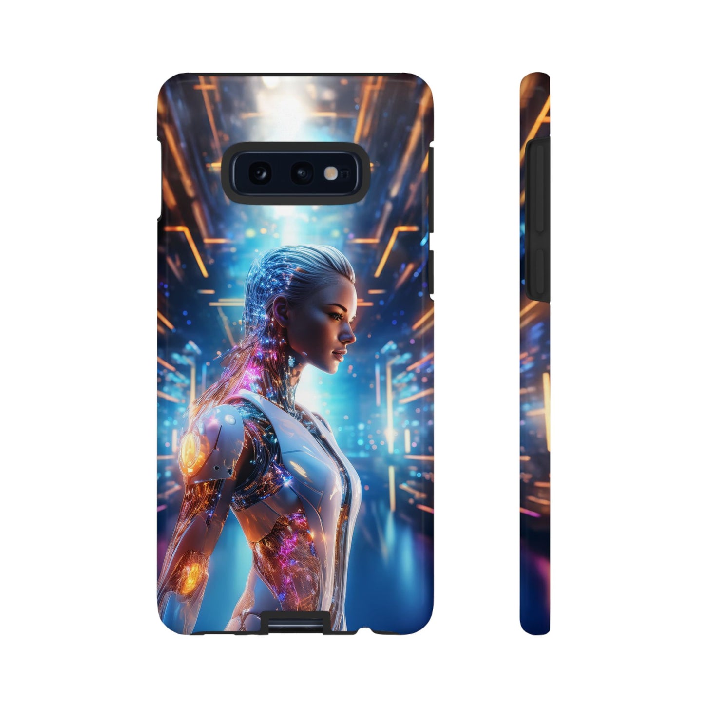 Futuristic Human Android Hybrid Cell Phone Case 008