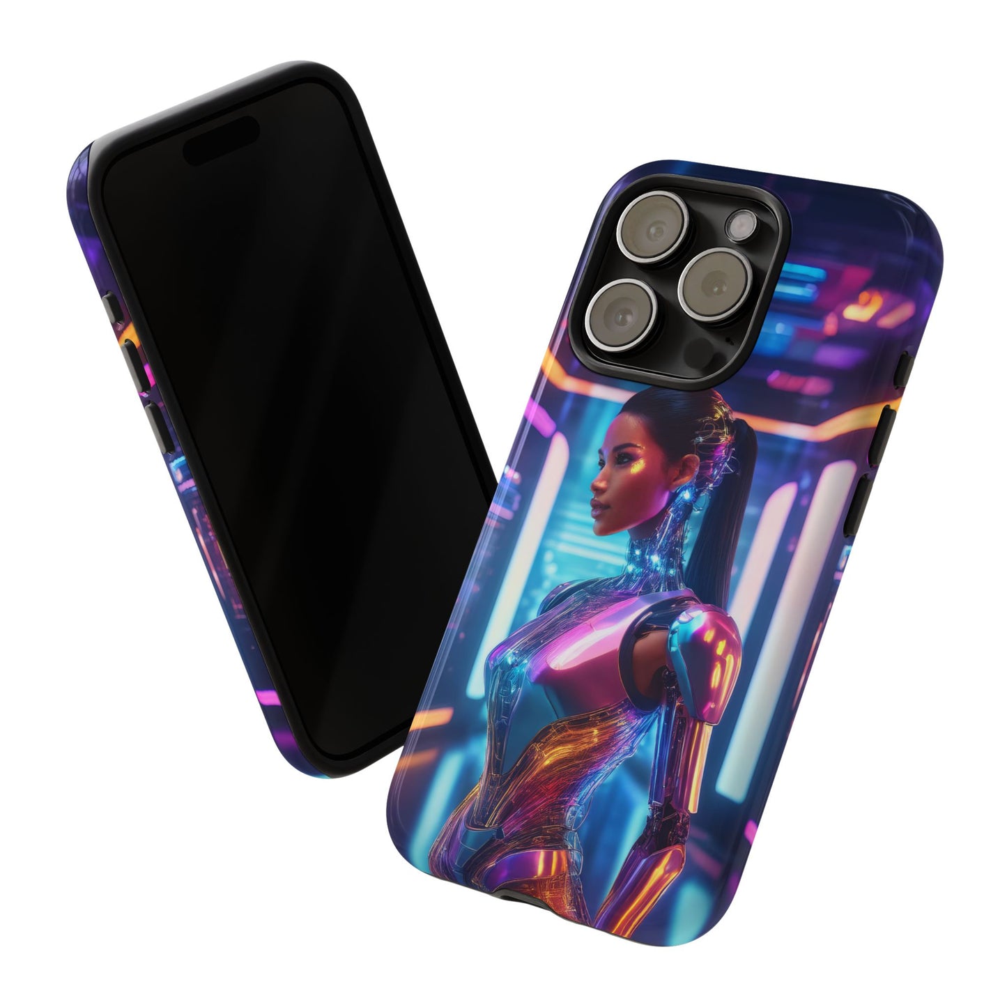 Futuristic Human Android Hybrid Cell Phone Case 016