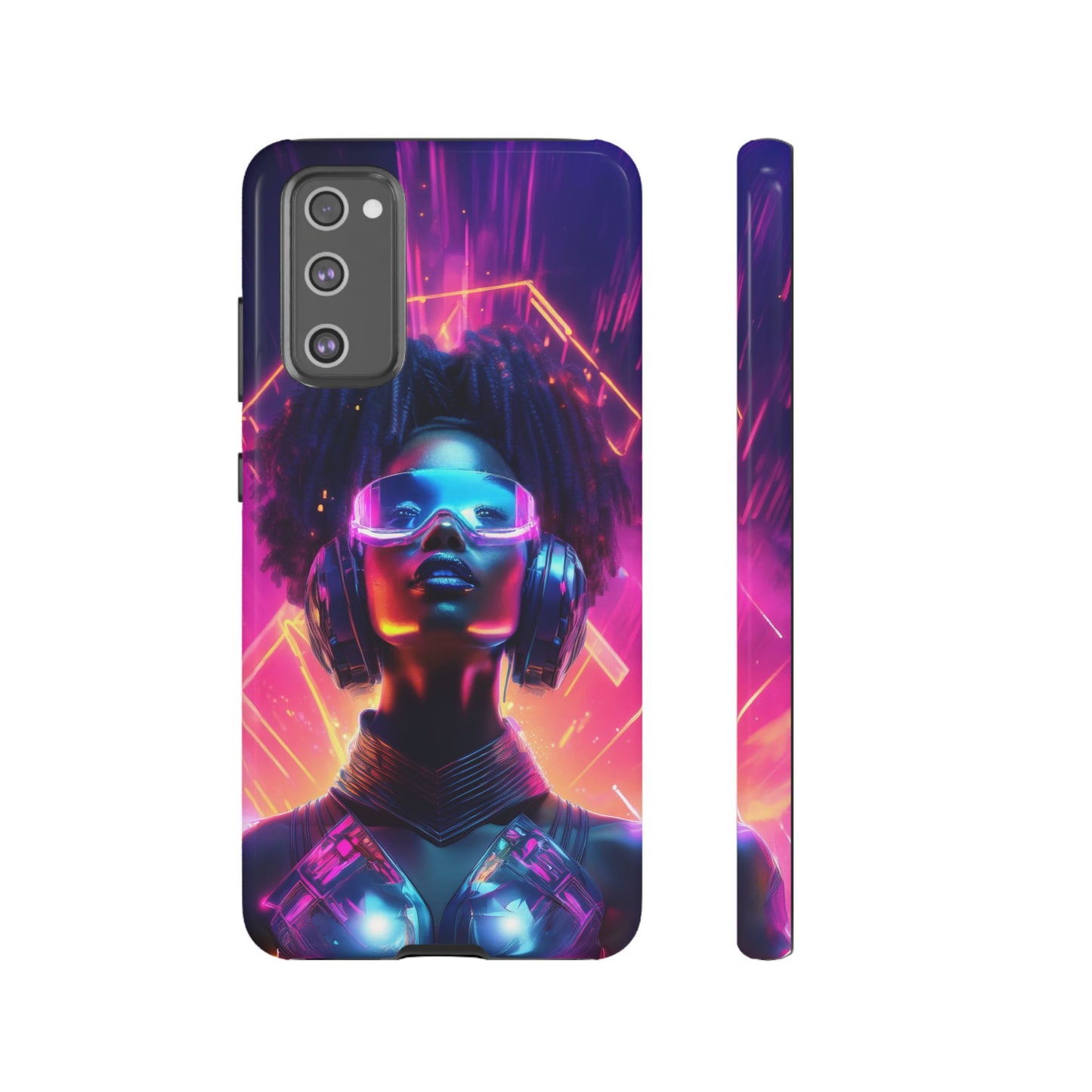 Futuristic Cyberpunk Female Cell Phone Case 030