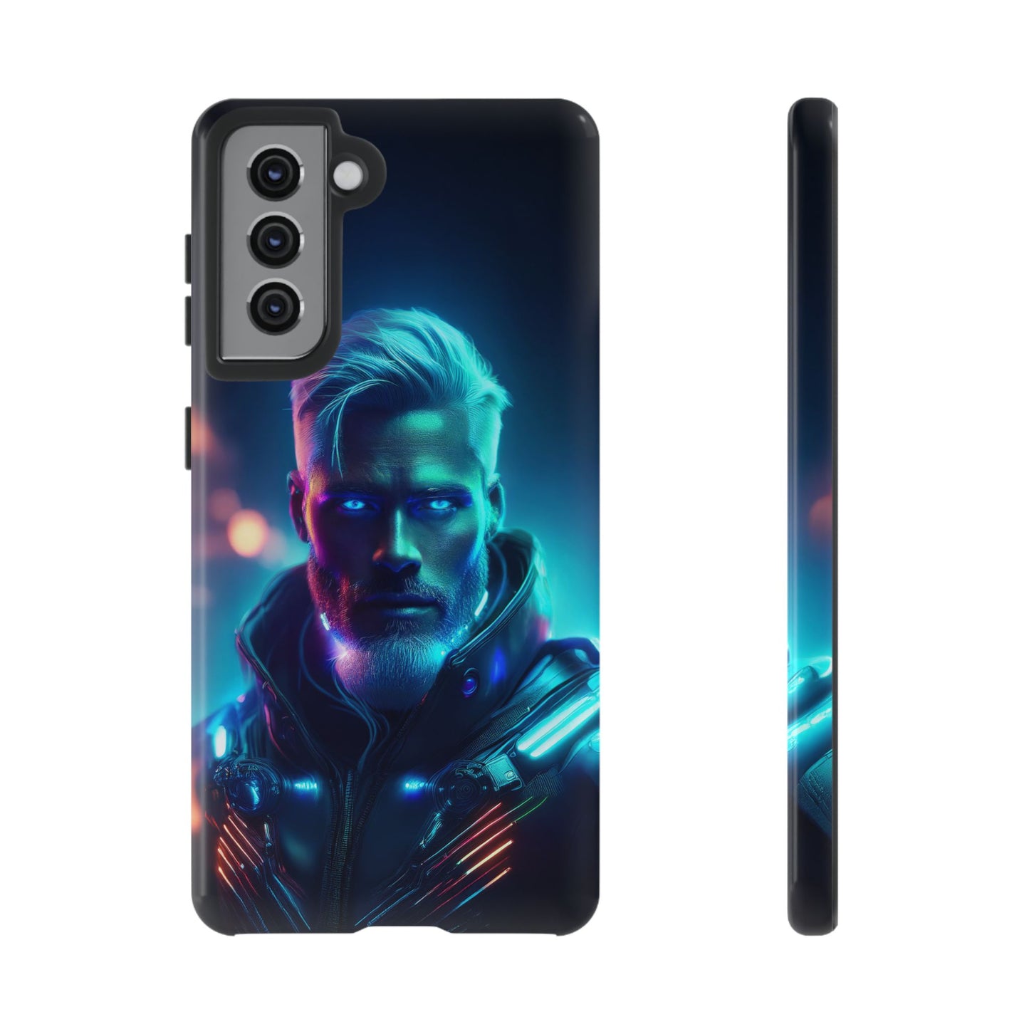 Futuristic Cyberpunk Male Cell Phone Case 023