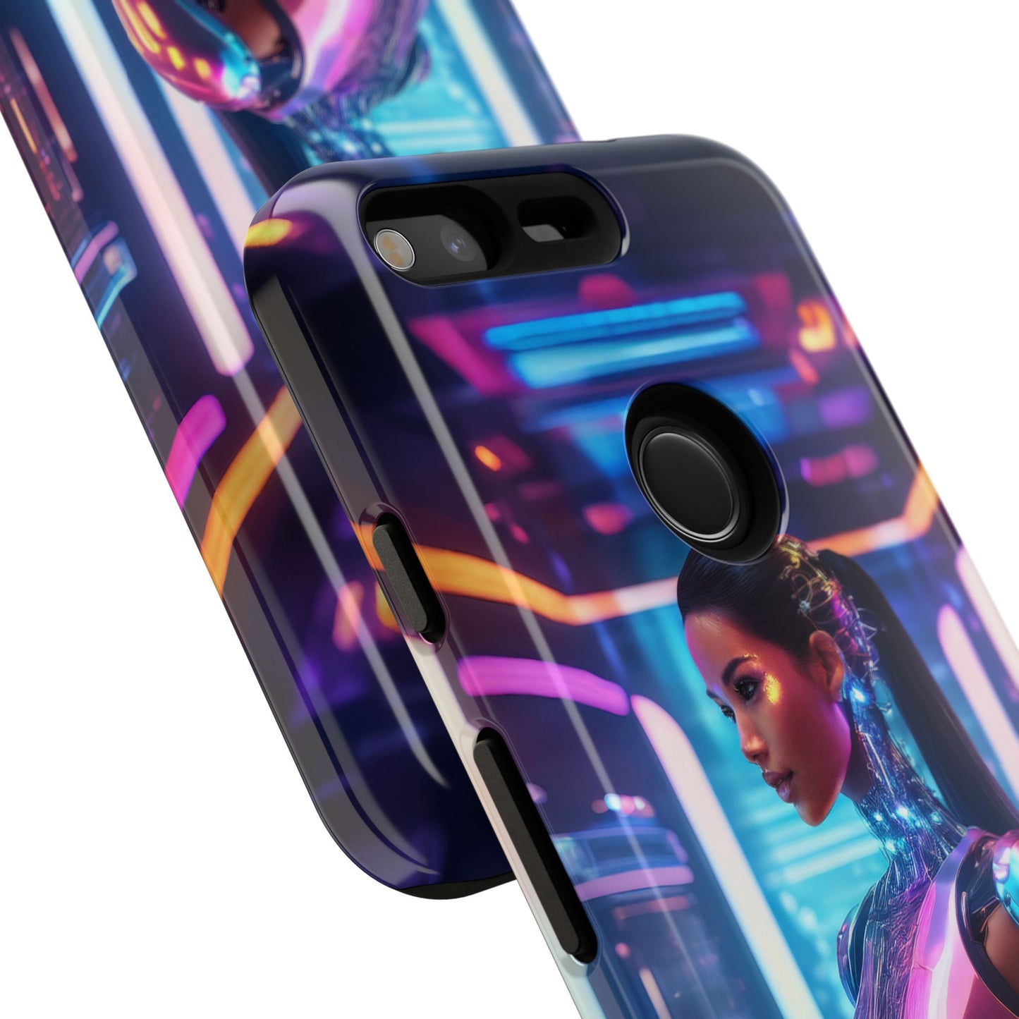 Futuristic Human Android Hybrid Cell Phone Case 016