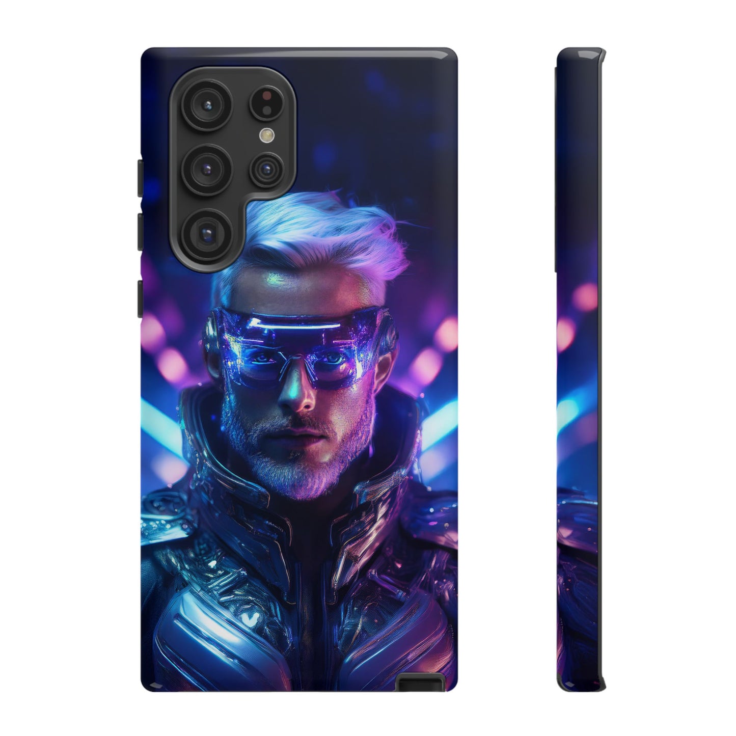 Futuristic Cyberpunk Male Cell Phone Case 020