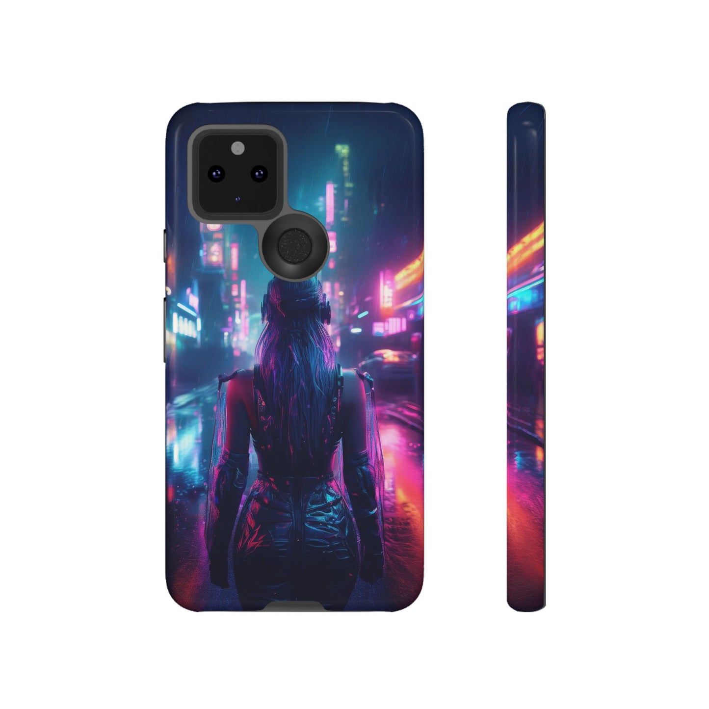 Futuristic Cyberpunk Female Cell Phone Case 032