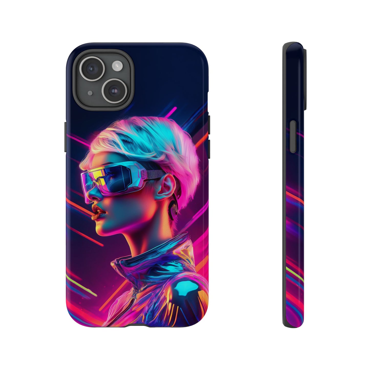 Futuristic Cyberpunk Female Cell Phone Case 031