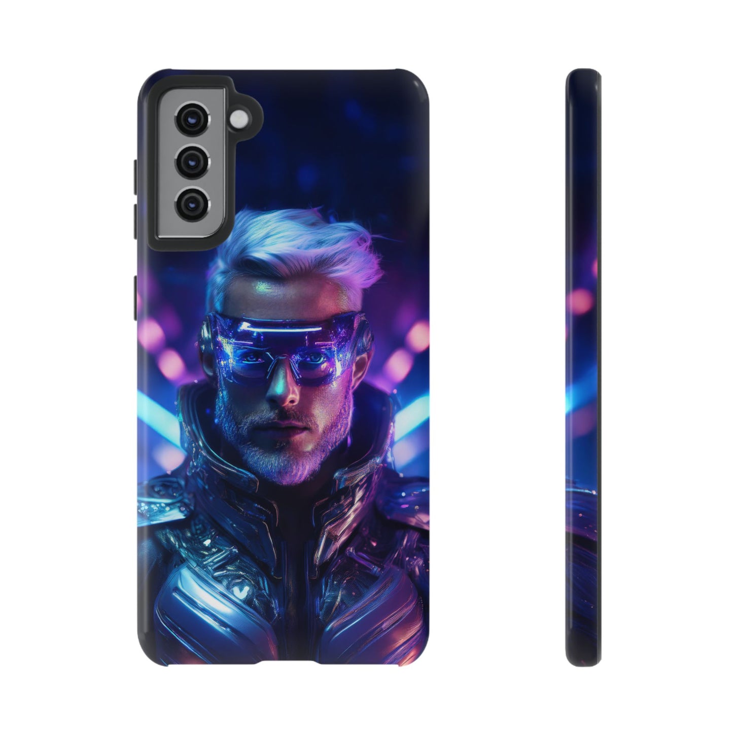 Futuristic Cyberpunk Male Cell Phone Case 020