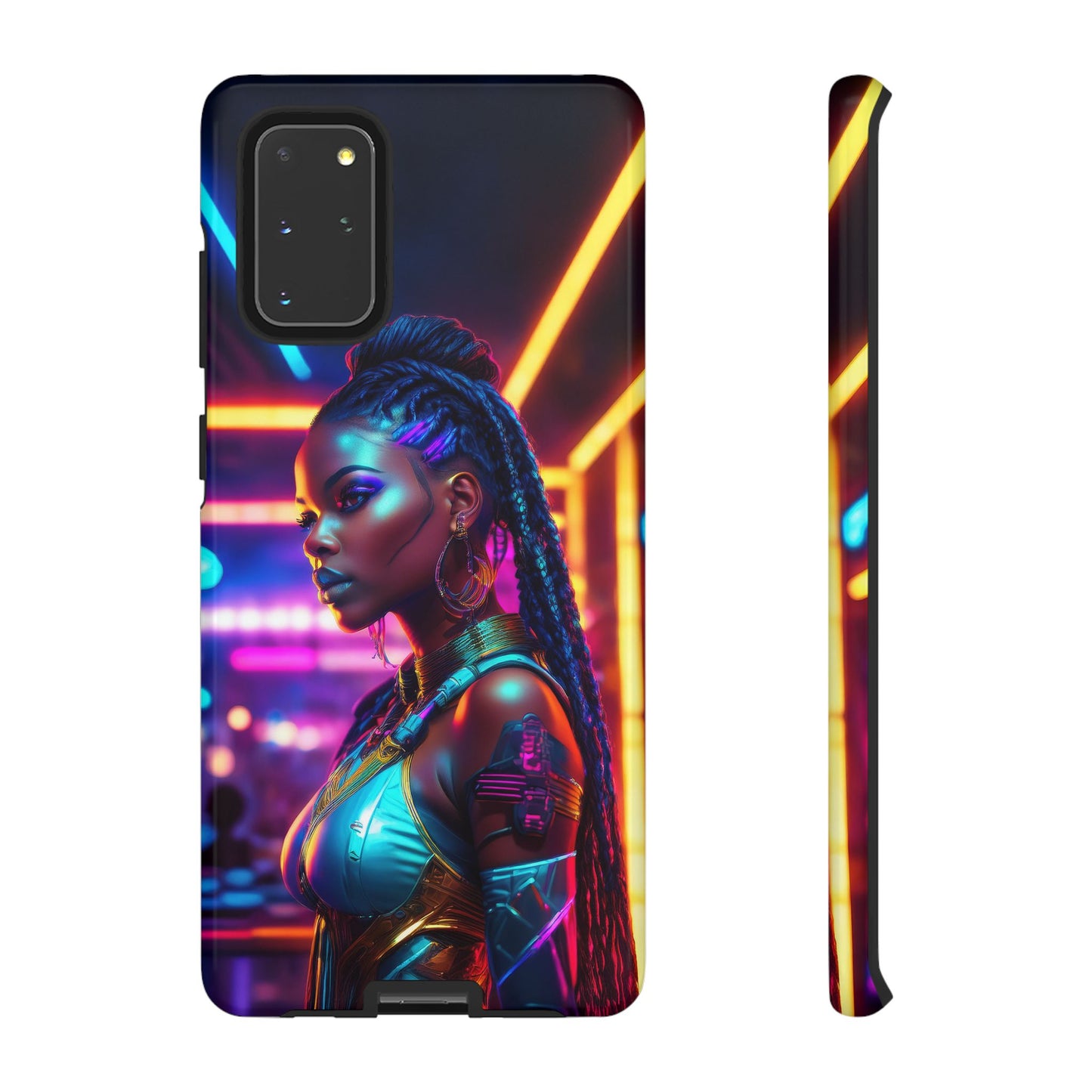 Futuristic Cyberpunk Female Cell Phone Case 006