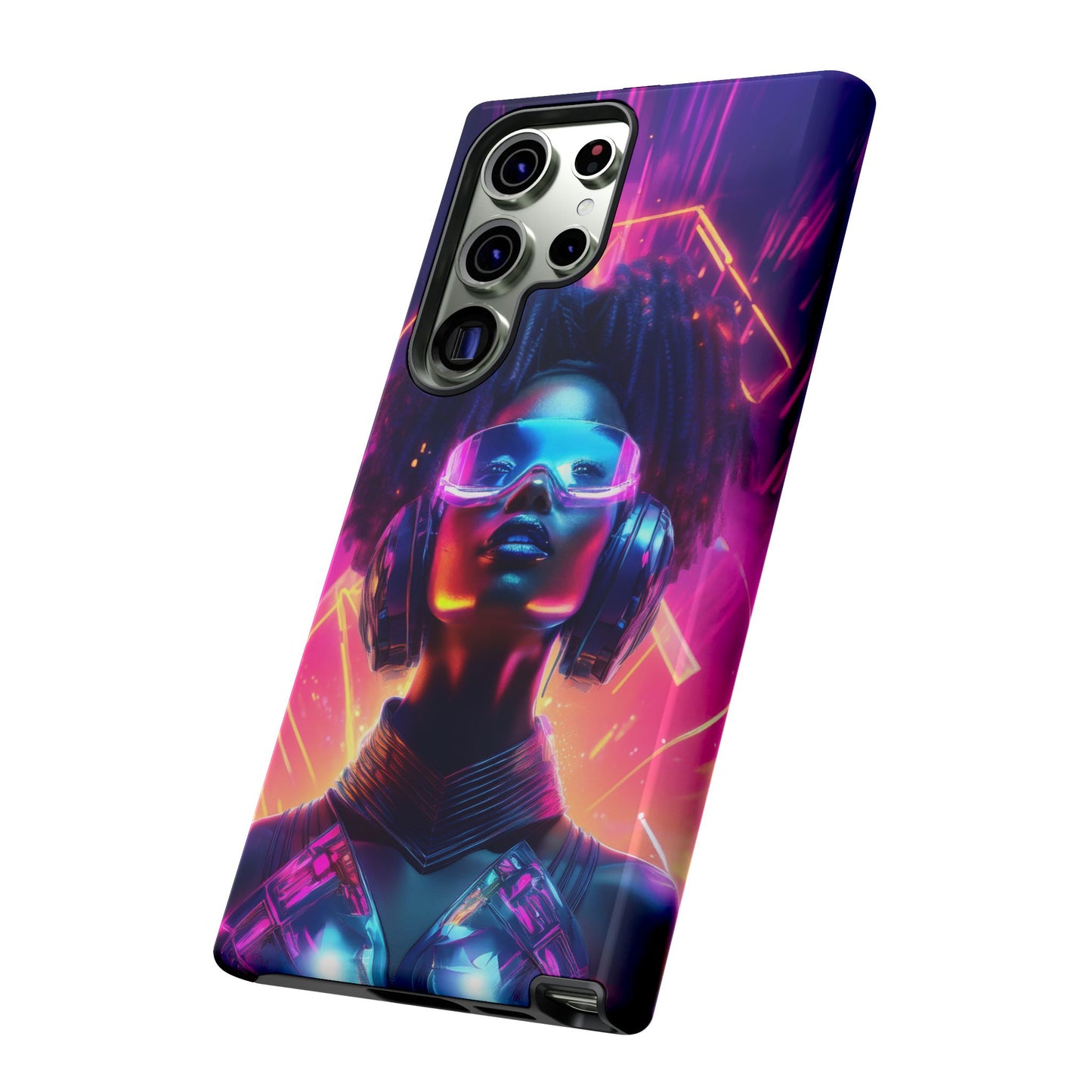 Futuristic Cyberpunk Female Cell Phone Case 030