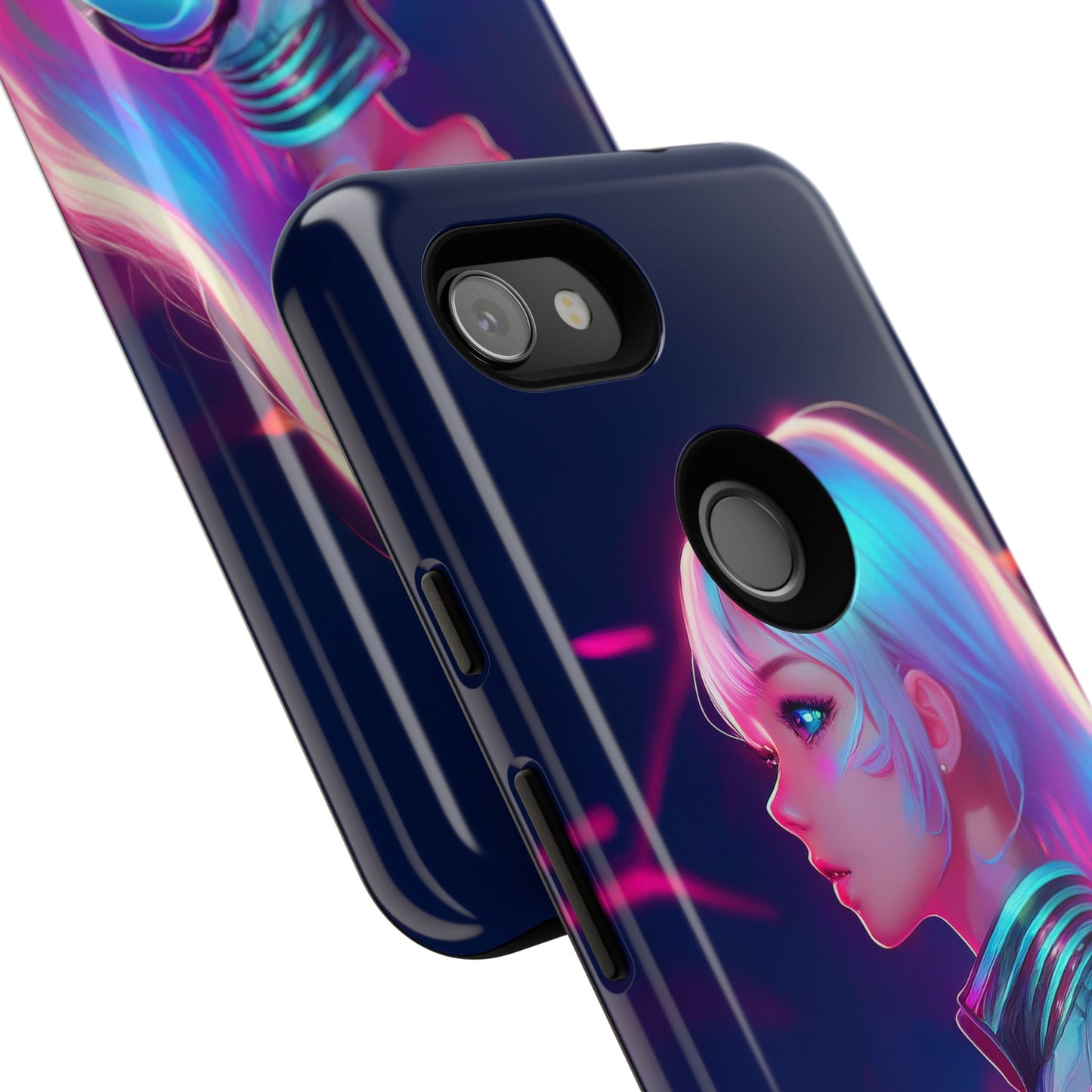 Futuristic Cyberpunk Female Cell Phone Case 009